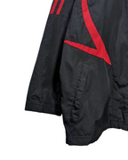 2007-08 AC Milan Adidas Hooded Rain Jacket - (L)