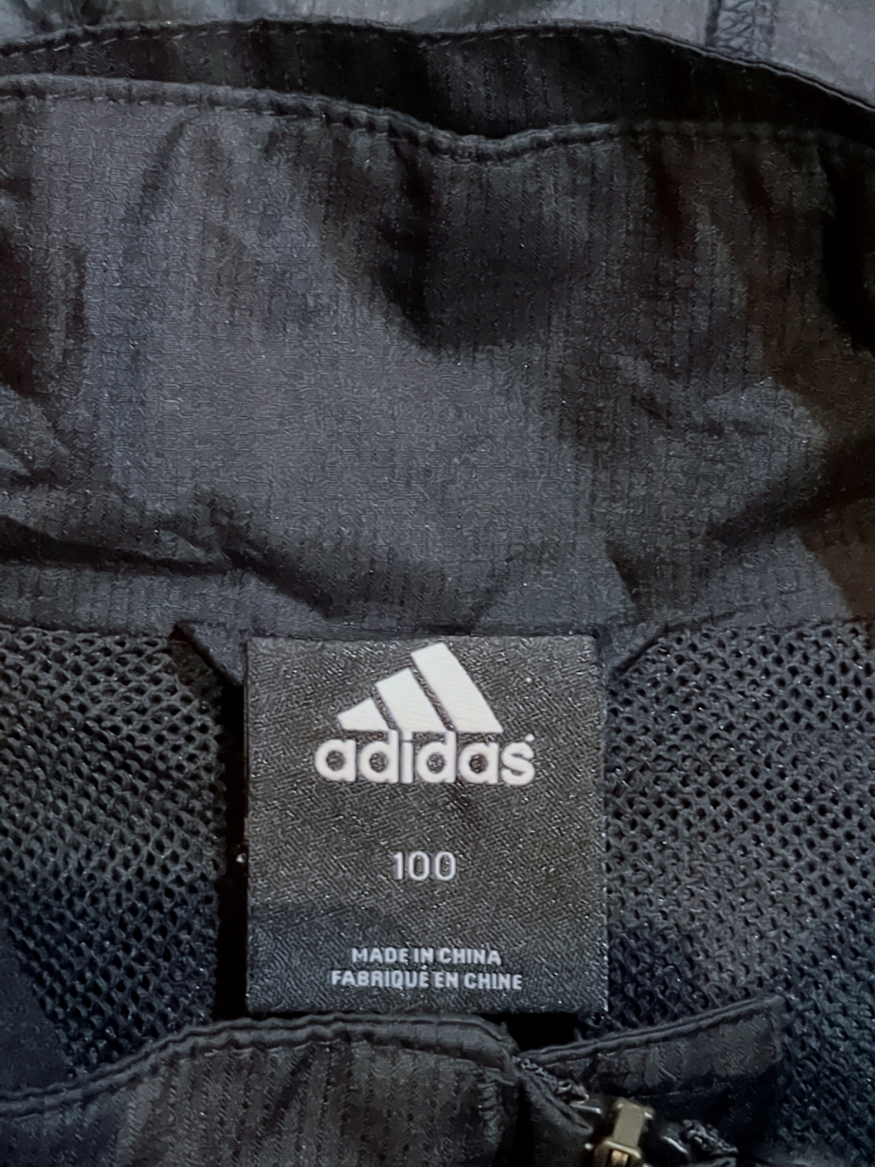 2007-08 AC Milan Adidas Hooded Rain Jacket - (L)