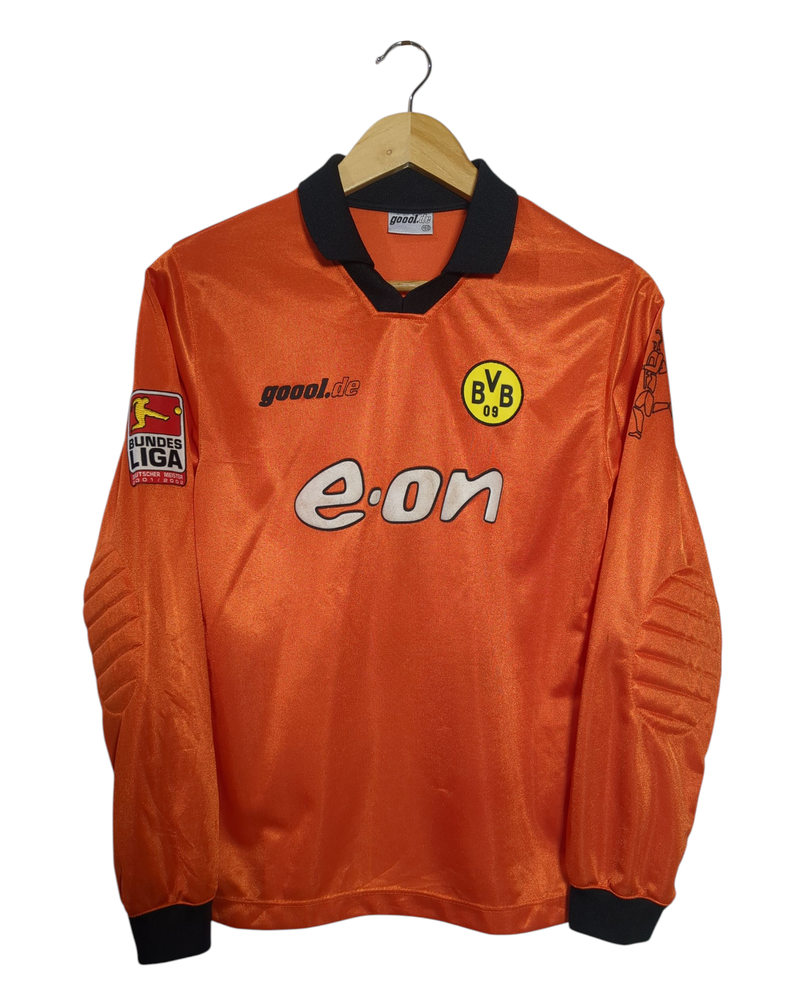 2001-02 Borussia Dortmund goool.de Goalkeeper L/S Shirt #1 Lehmann - (L.Boys)