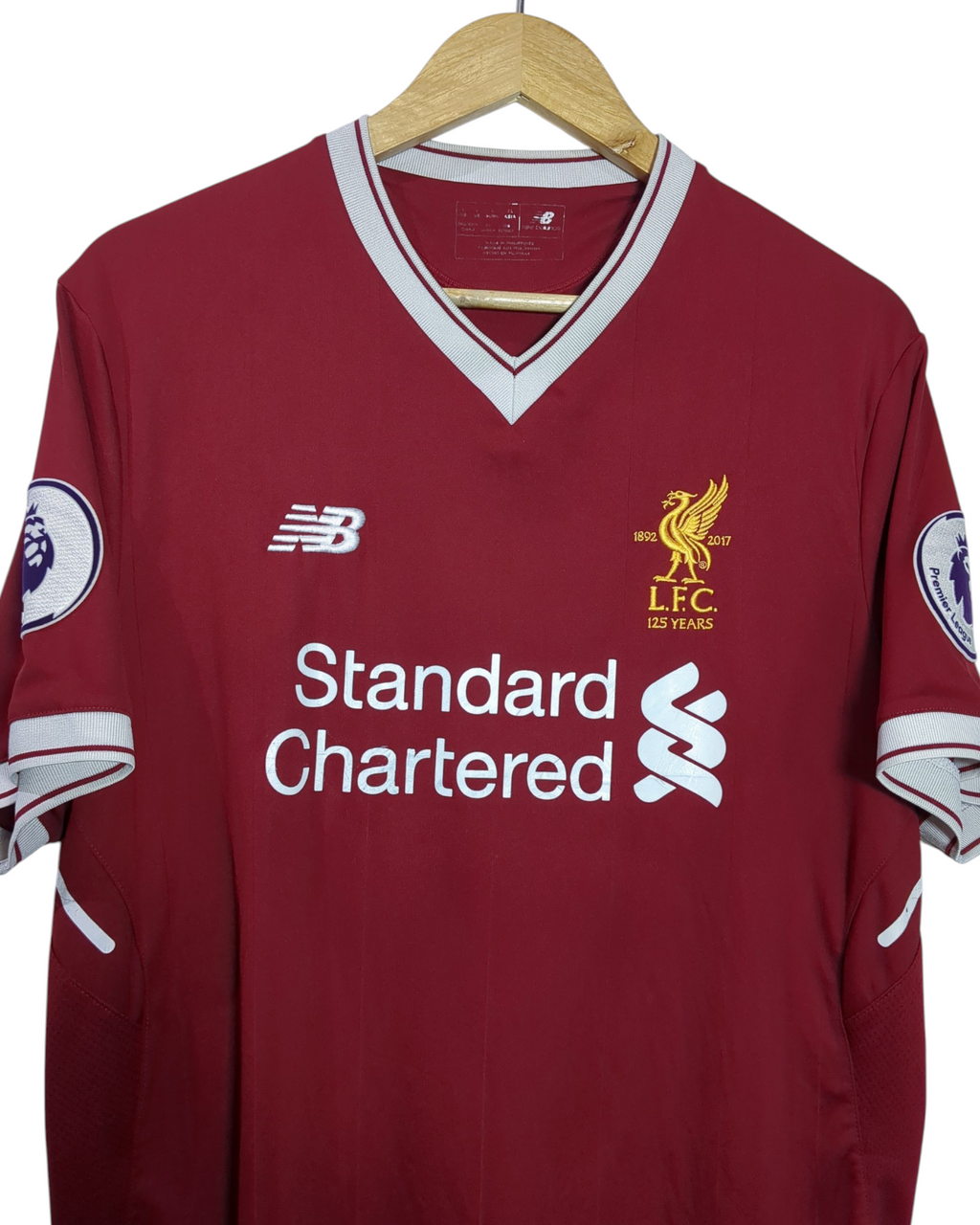2017-18 Liverpool New Balance '125 Years' Home Shirt #11 M.Salah - (L)