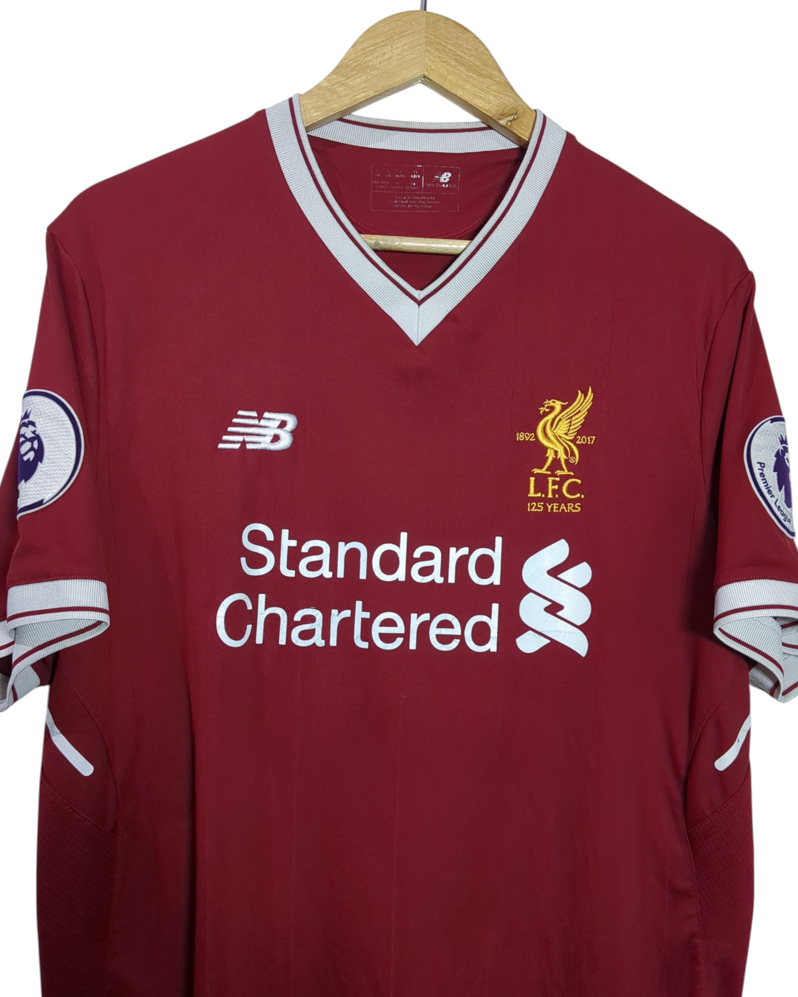 2017-18 Liverpool New Balance '125 Years' Home Shirt #11 M.Salah - (L)