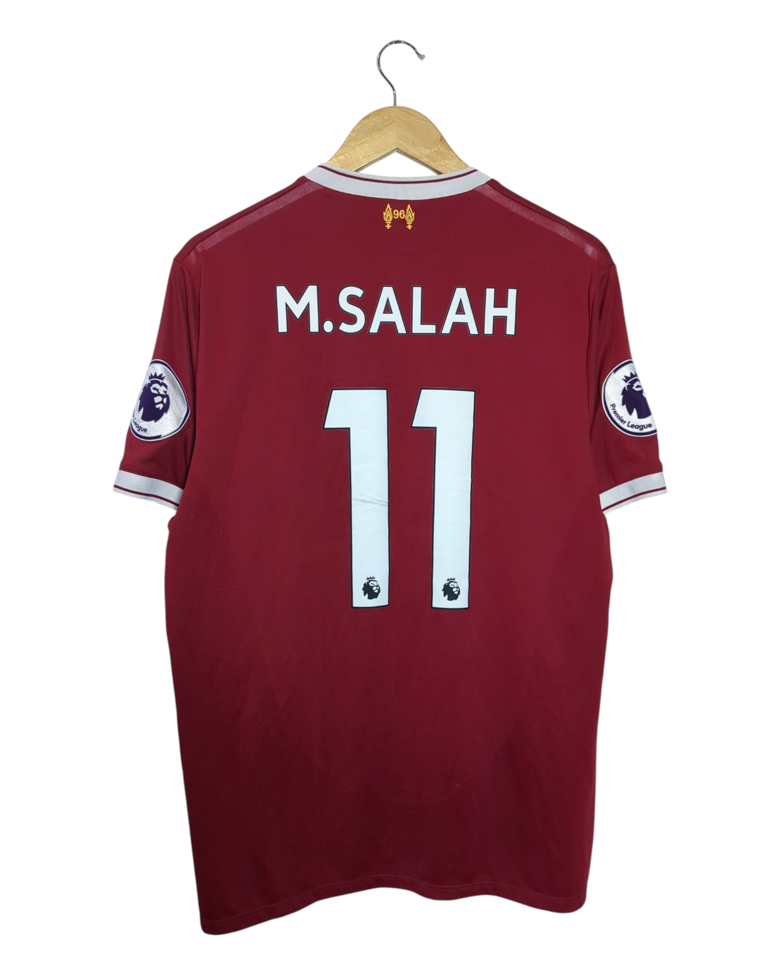 2017-18 Liverpool New Balance '125 Years' Home Shirt #11 M.Salah - (L)