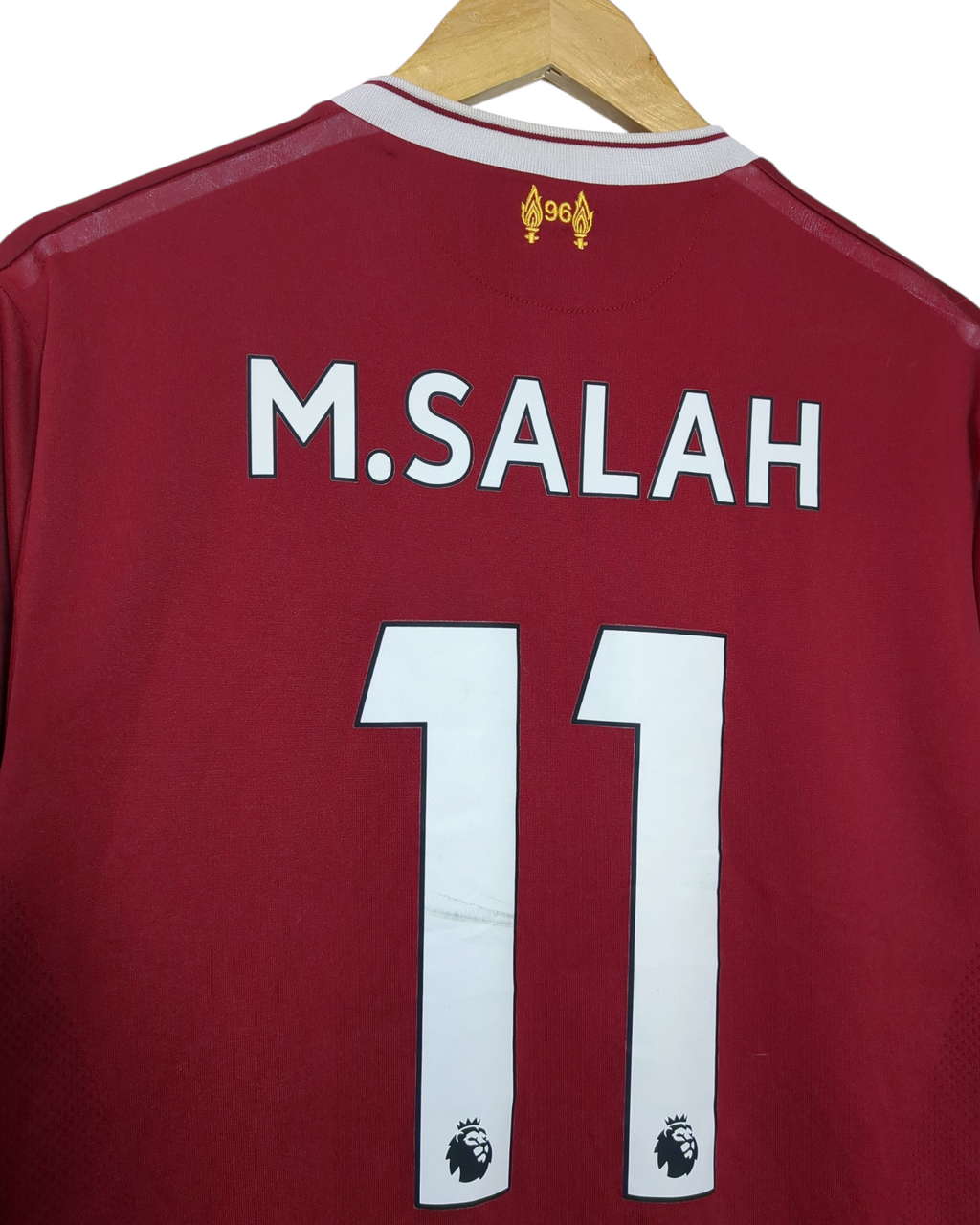 2017-18 Liverpool New Balance '125 Years' Home Shirt #11 M.Salah - (L)