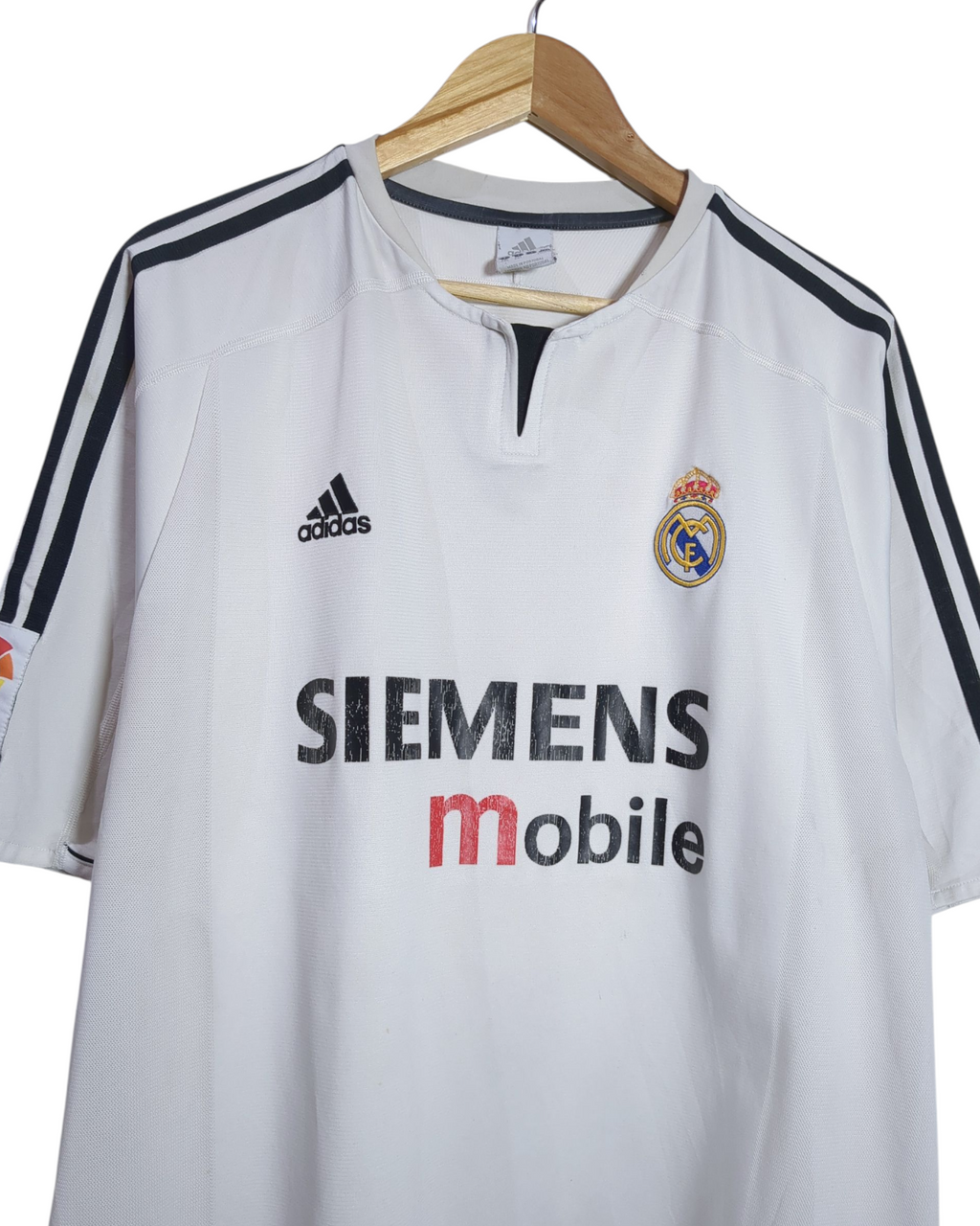 2003-04 Real Madrid Adidas Home Shirt - (XL)
