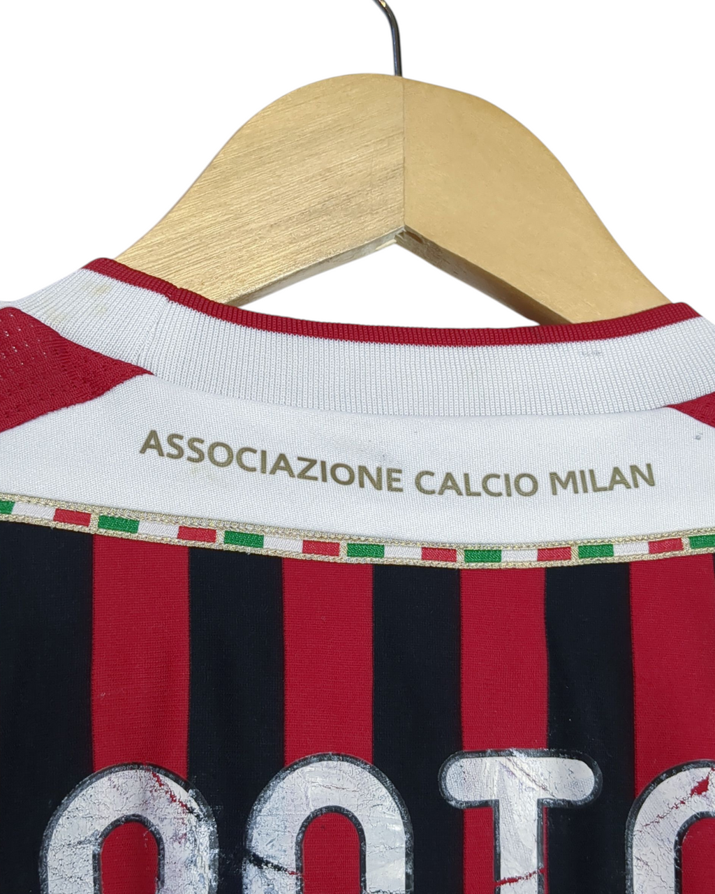 2011-12 AC Milan Adidas Home Shirt #7 Pato - (M)