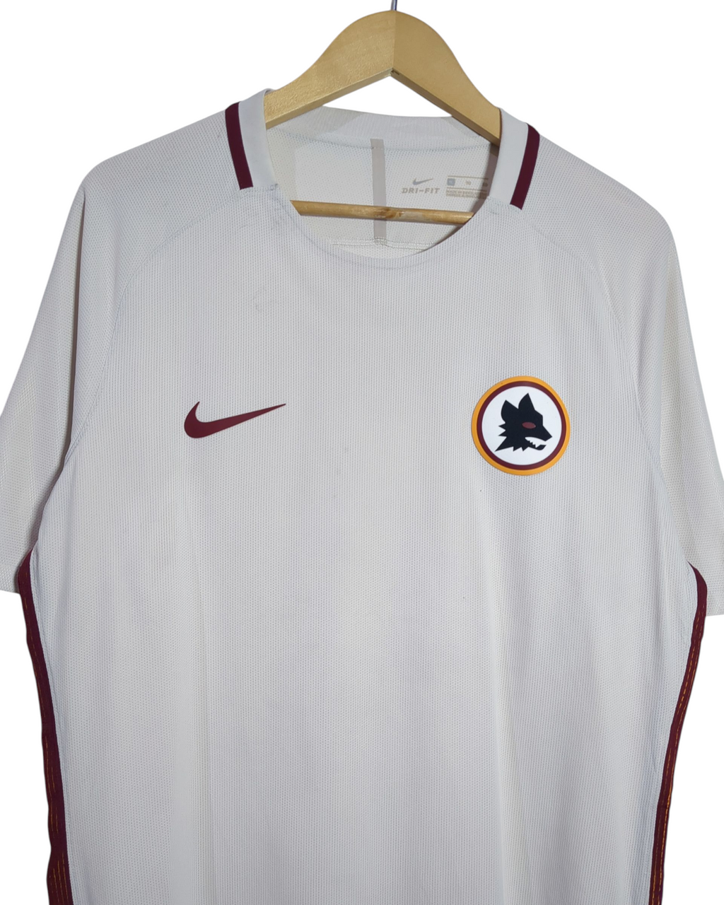 2016-17 AS Roma Nike Player Issue Away Shirt #4 Nainggolan - (XL)