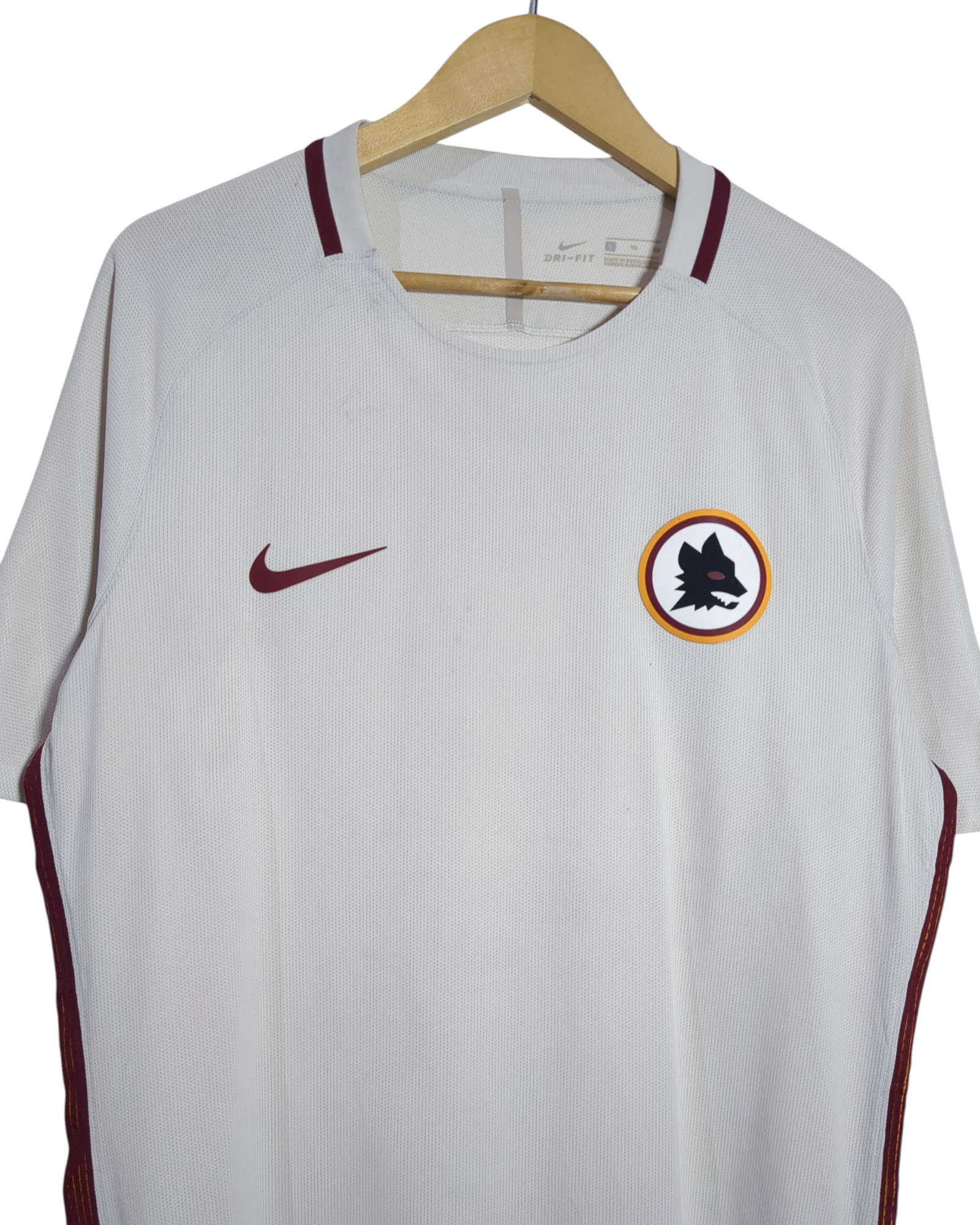 2016-17 AS Roma Nike Player Issue Away Shirt #4 Nainggolan - (XL)