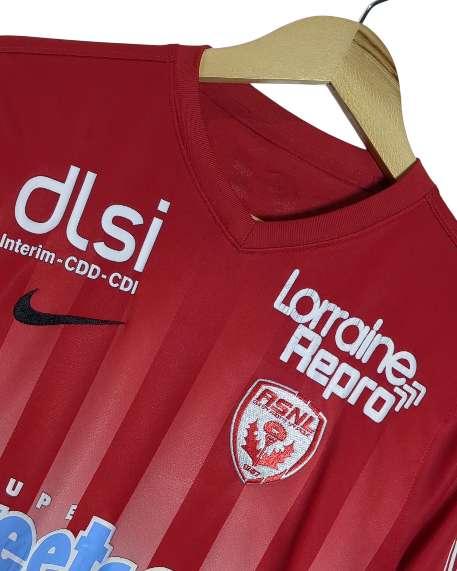 2016-17 AS Nancy Nike Home Shirt #2 Lenglet - (S)