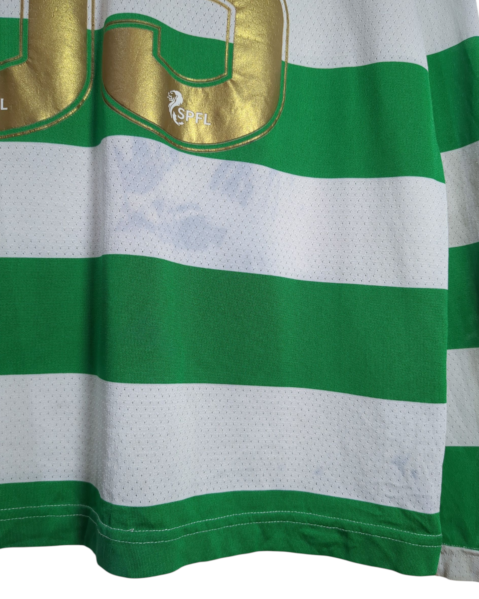 2017-18 Celtic 'Lisbon Lions 50th Anniversary' New Balance Home L/S Shirt #63 Tierney - (M)