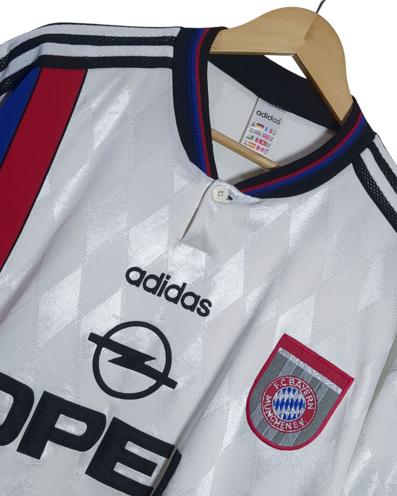 1996-98 Bayern Munich Adidas Away Shirt - (XL)