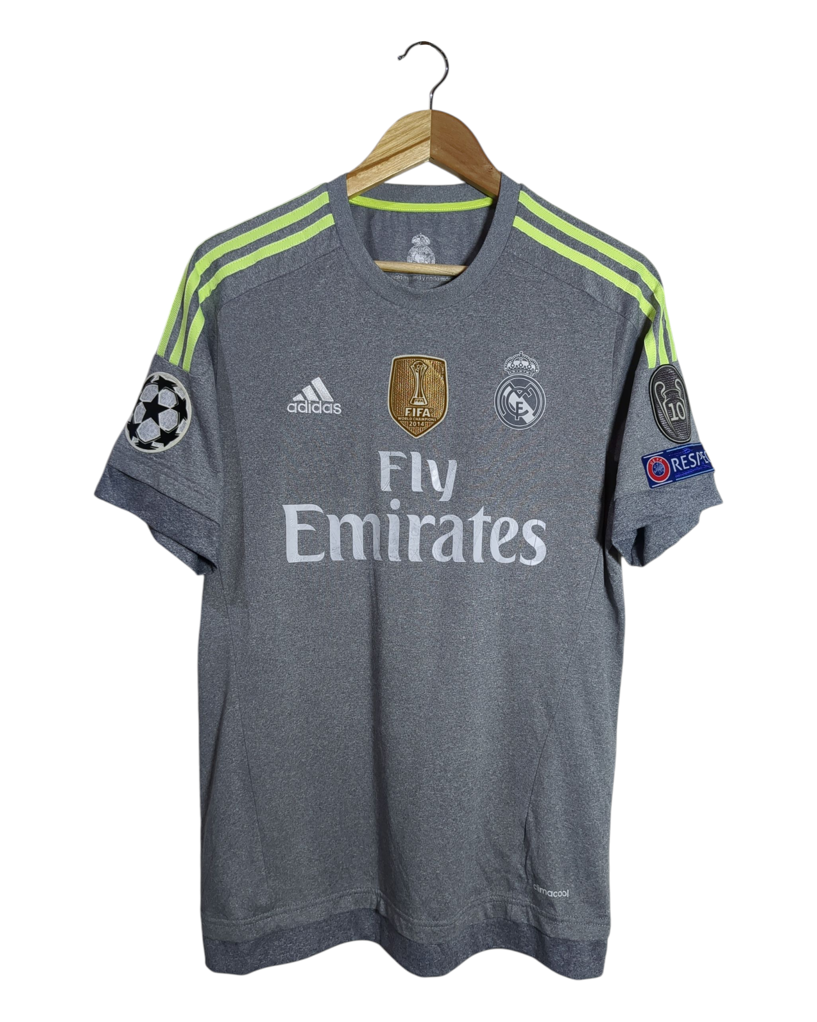 2015-16 Real Madrid Adidas UCL Away Shirt #4 Sergio Ramos - (M)