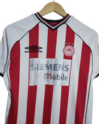 2001-02 Olympiakos Umbro Home Shirt #30 Alexandris - (L.Boys)