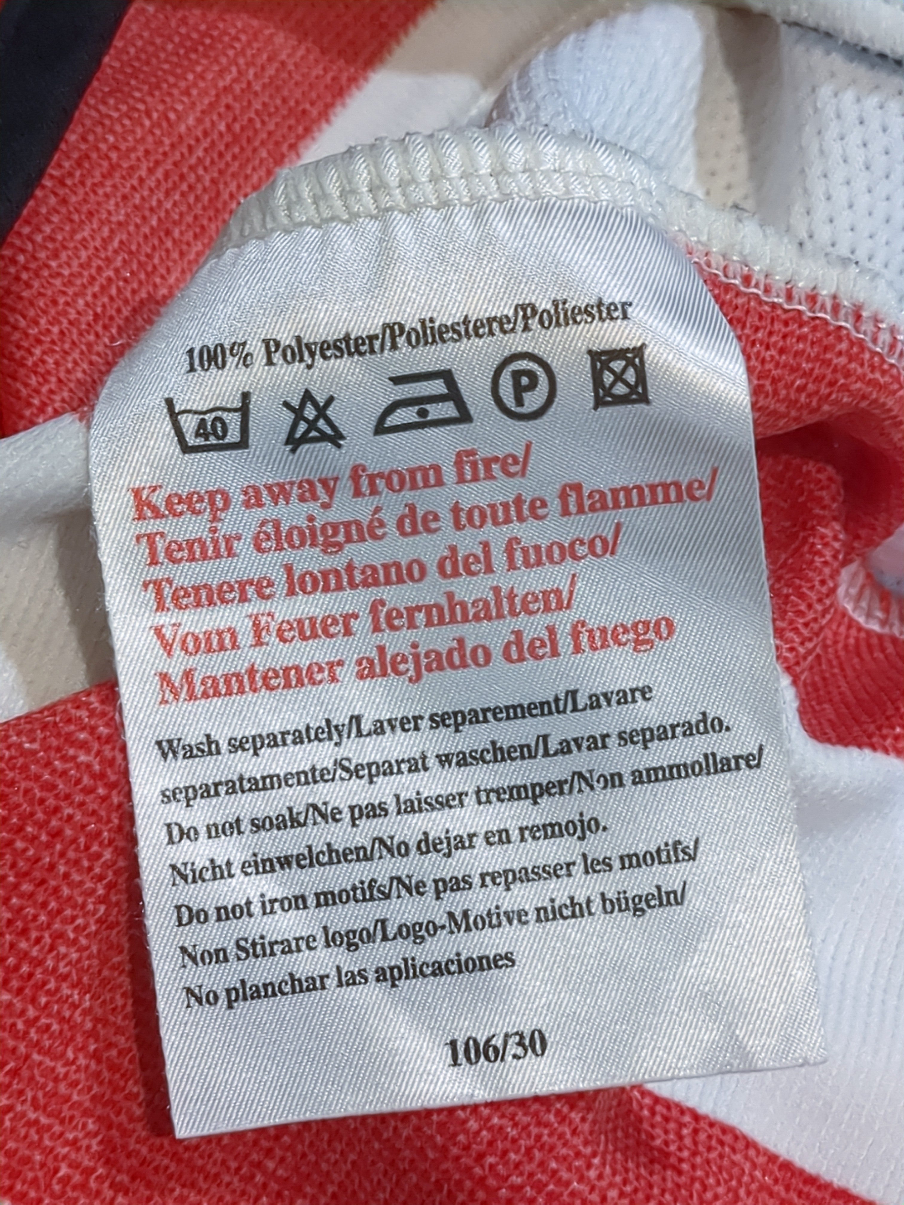 2001-02 Olympiakos Umbro Home Shirt #30 Alexandris - (L.Boys)