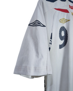 2007-09 England Umbro Home Shirt #9 Rooney - (M)