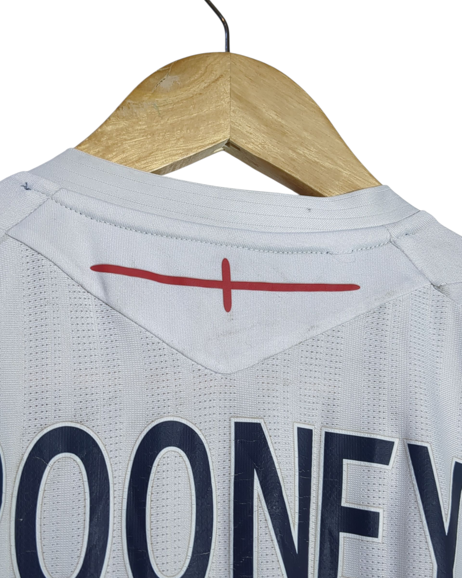 2007-09 England Umbro Home Shirt #9 Rooney - (M)