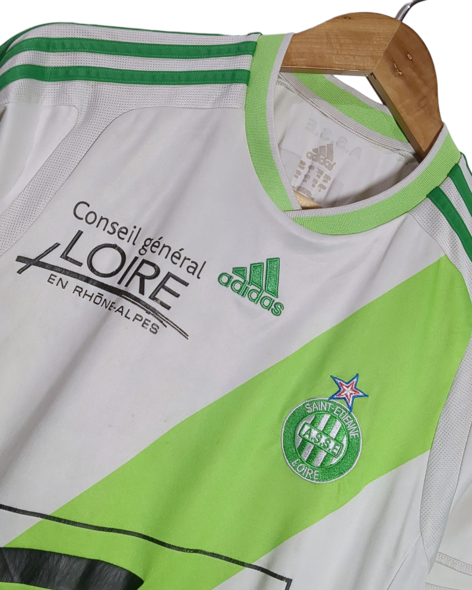 2009-10 Saint Etienne Adidas Away Shirt #29 Riviere - (XL.Boys)
