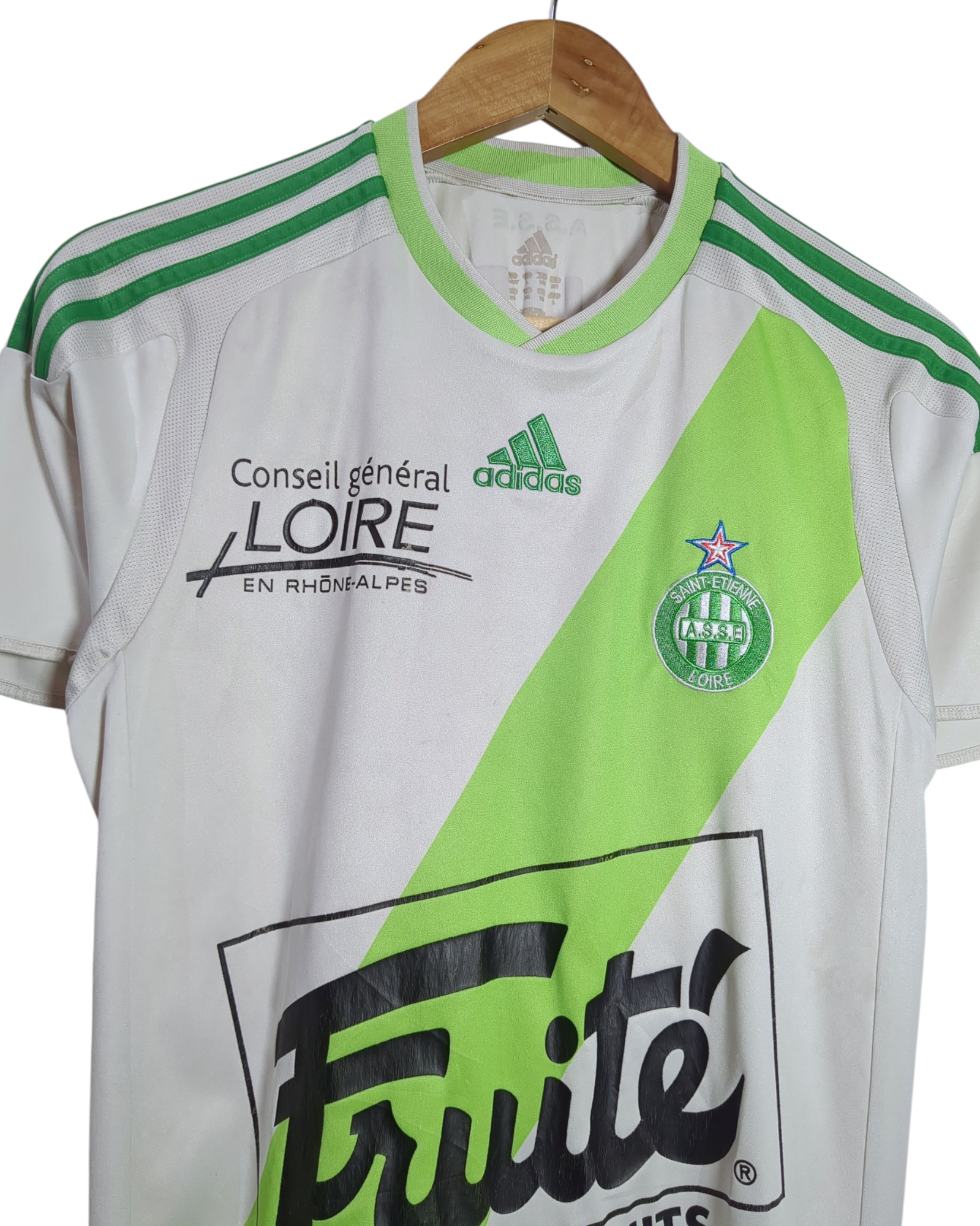2009-10 Saint Etienne Adidas Away Shirt #29 Riviere - (XL.Boys)