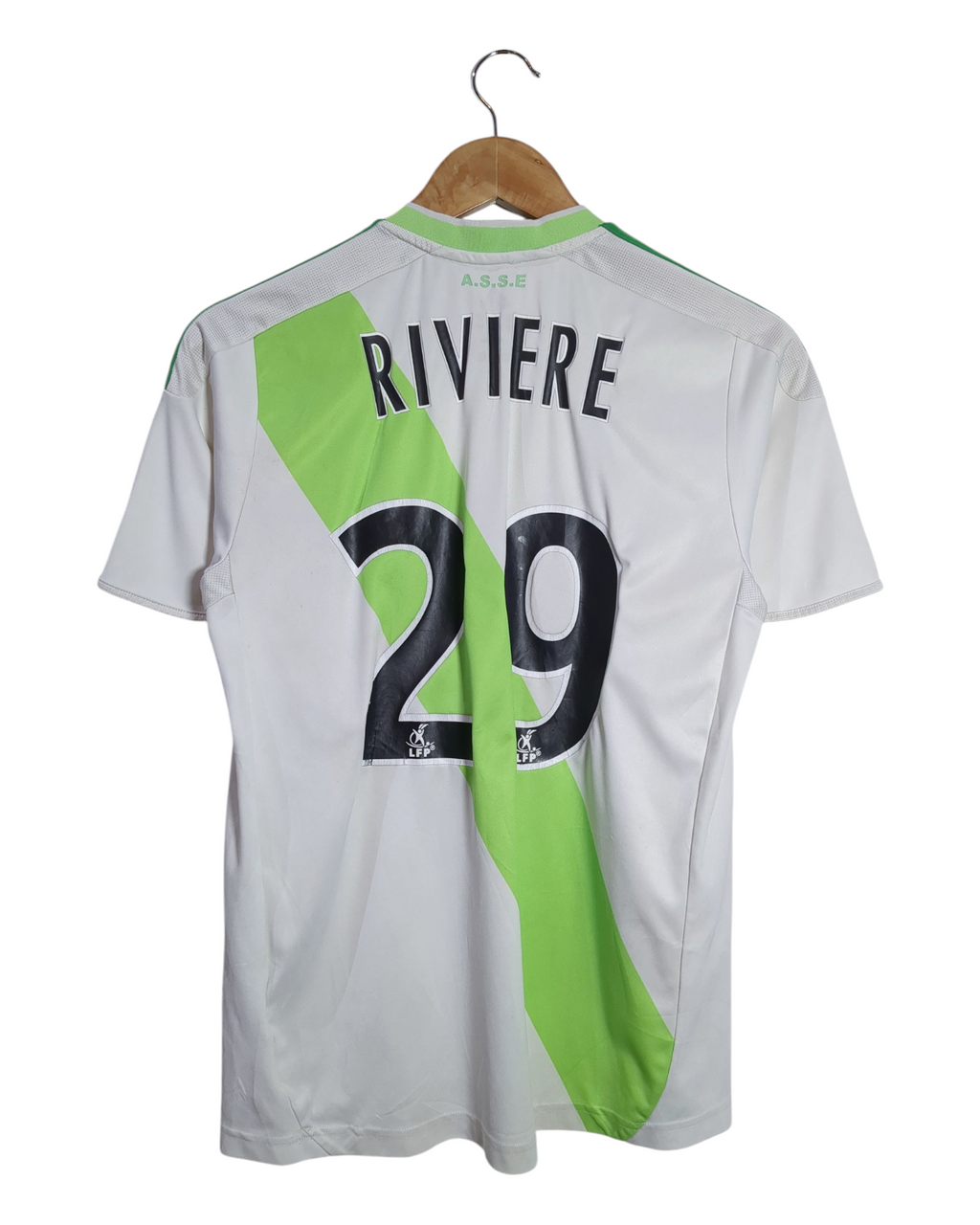 2009-10 Saint Etienne Adidas Away Shirt #29 Riviere - (XL.Boys)
