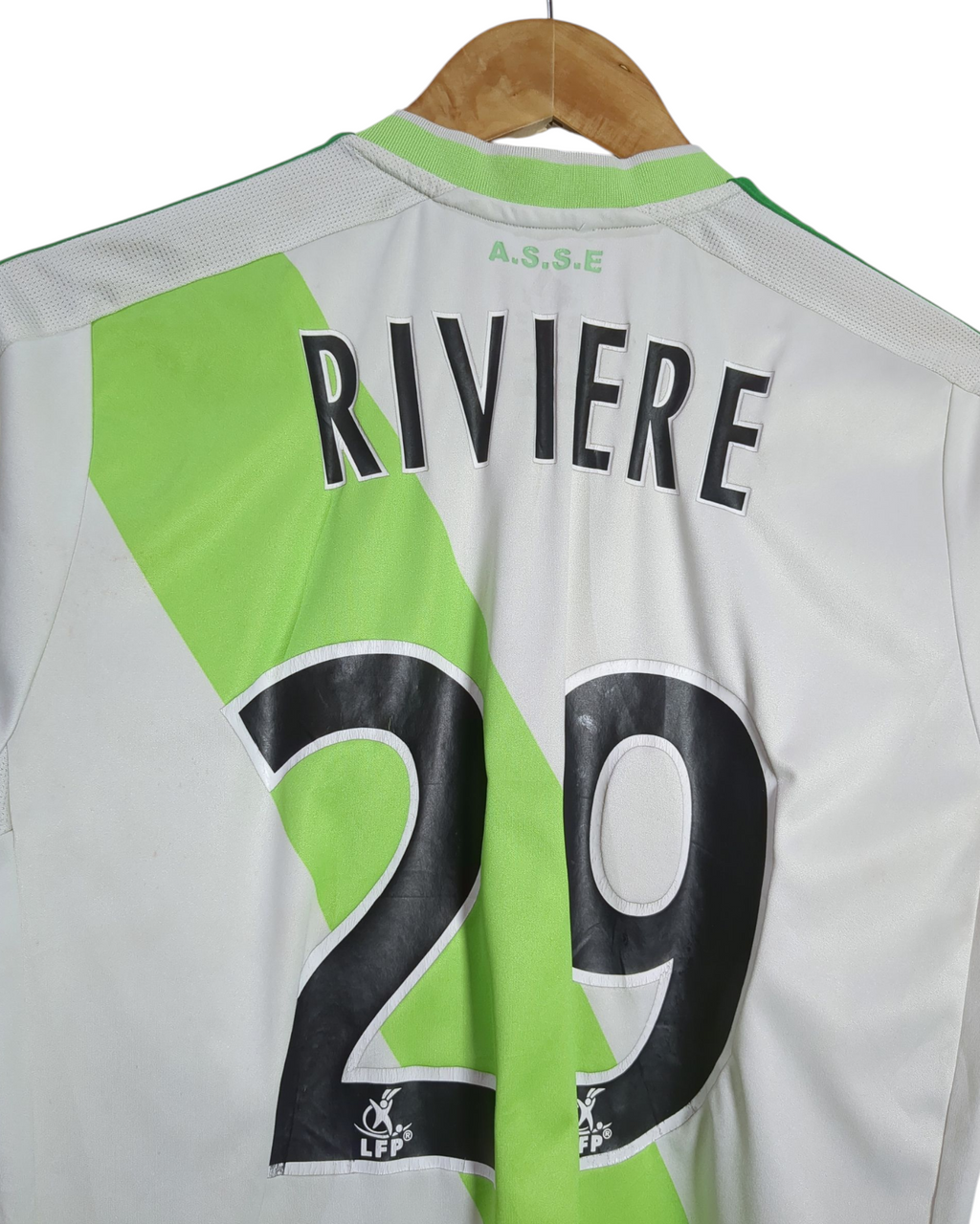 2009-10 Saint Etienne Adidas Away Shirt #29 Riviere - (XL.Boys)