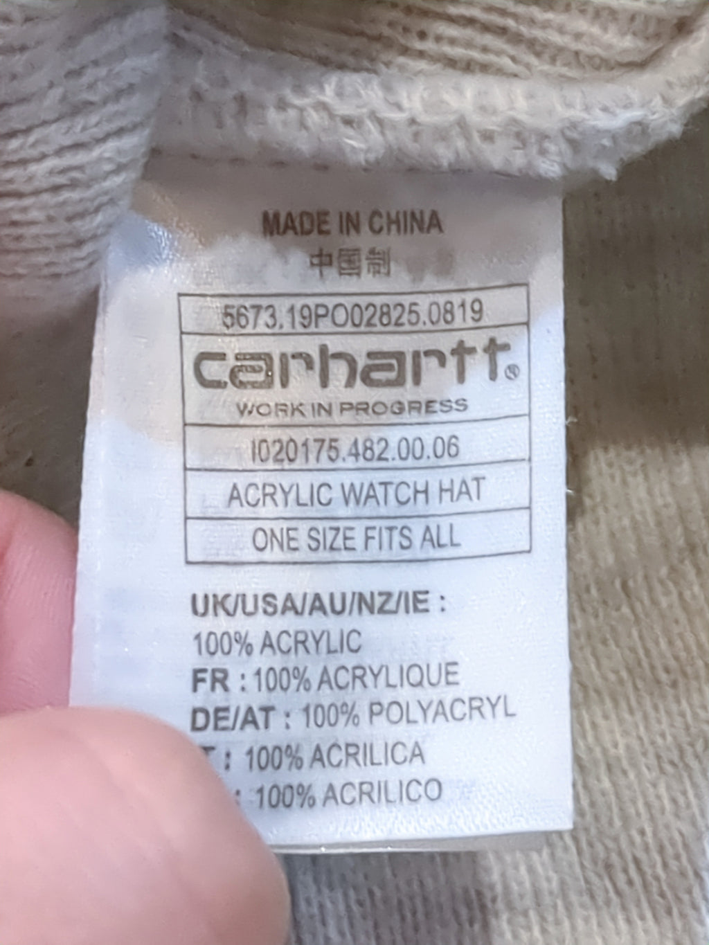 Carhartt WIP Acrylic Watch Hat Beanie