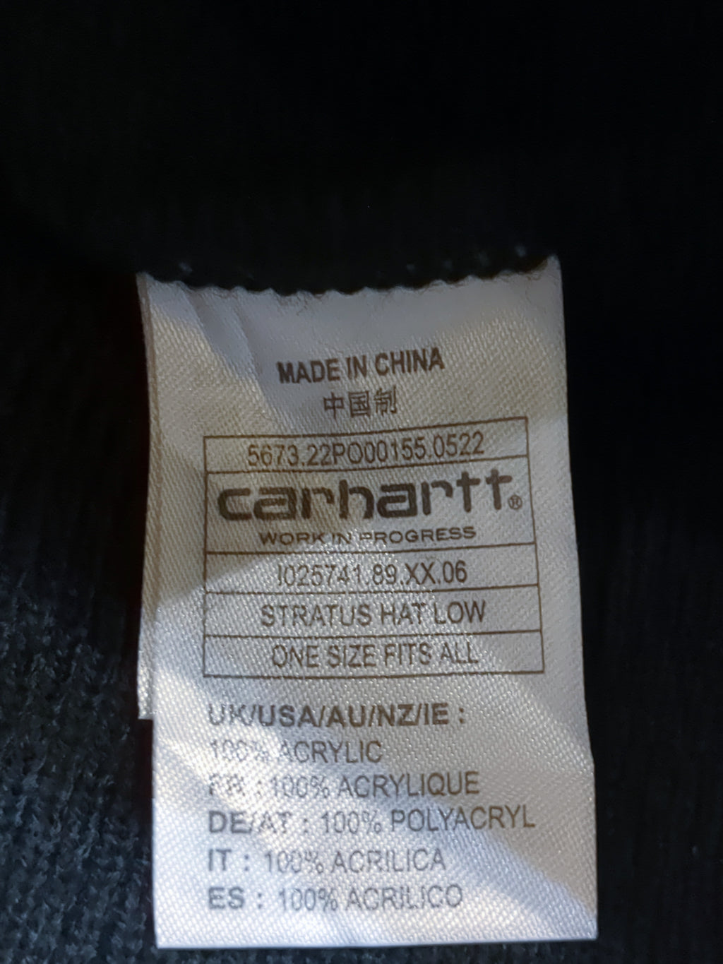 Carhartt WIP Stratus Hat Low Beanie