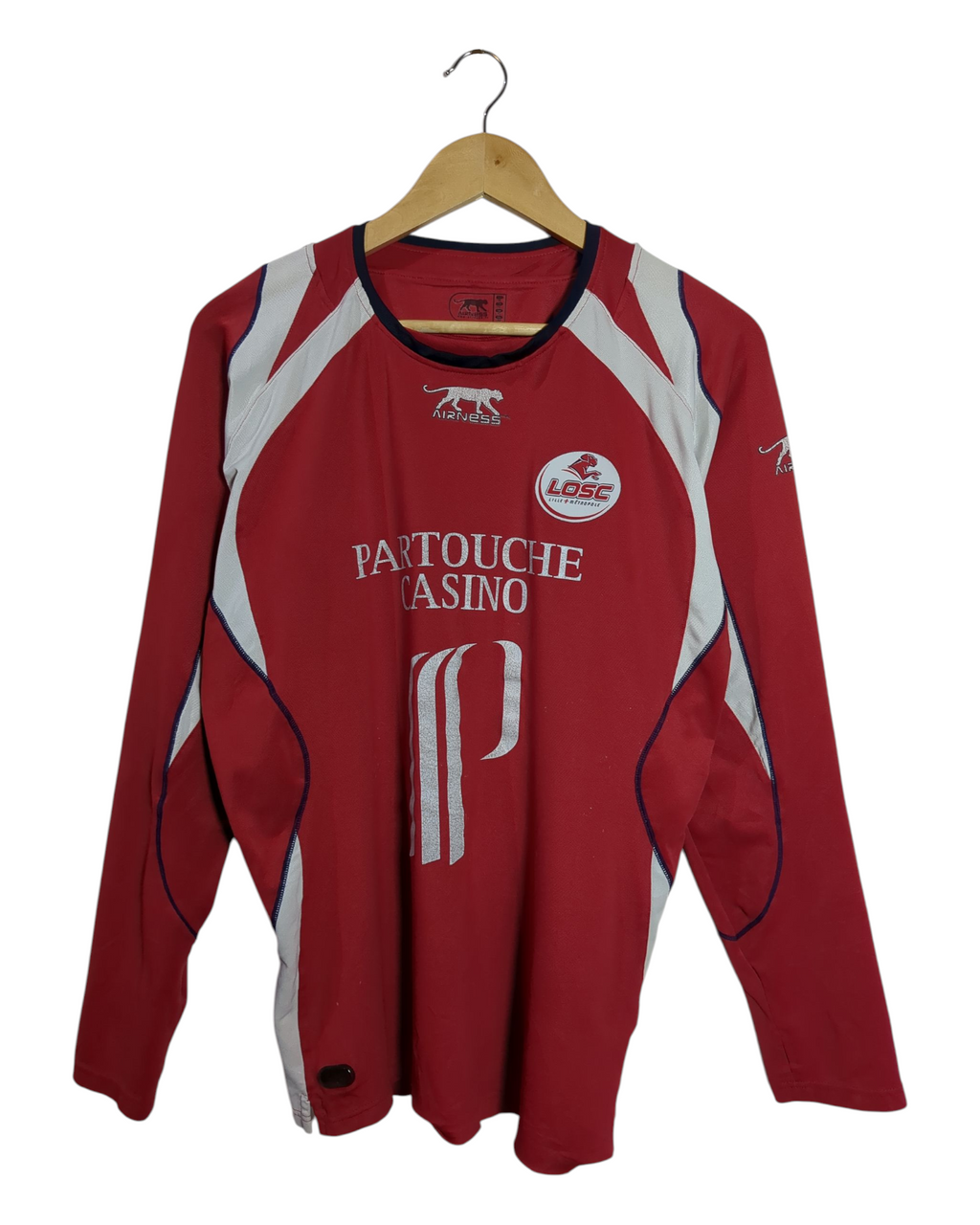 2007-08 Lille Airness Home L/S Shirt - (L)