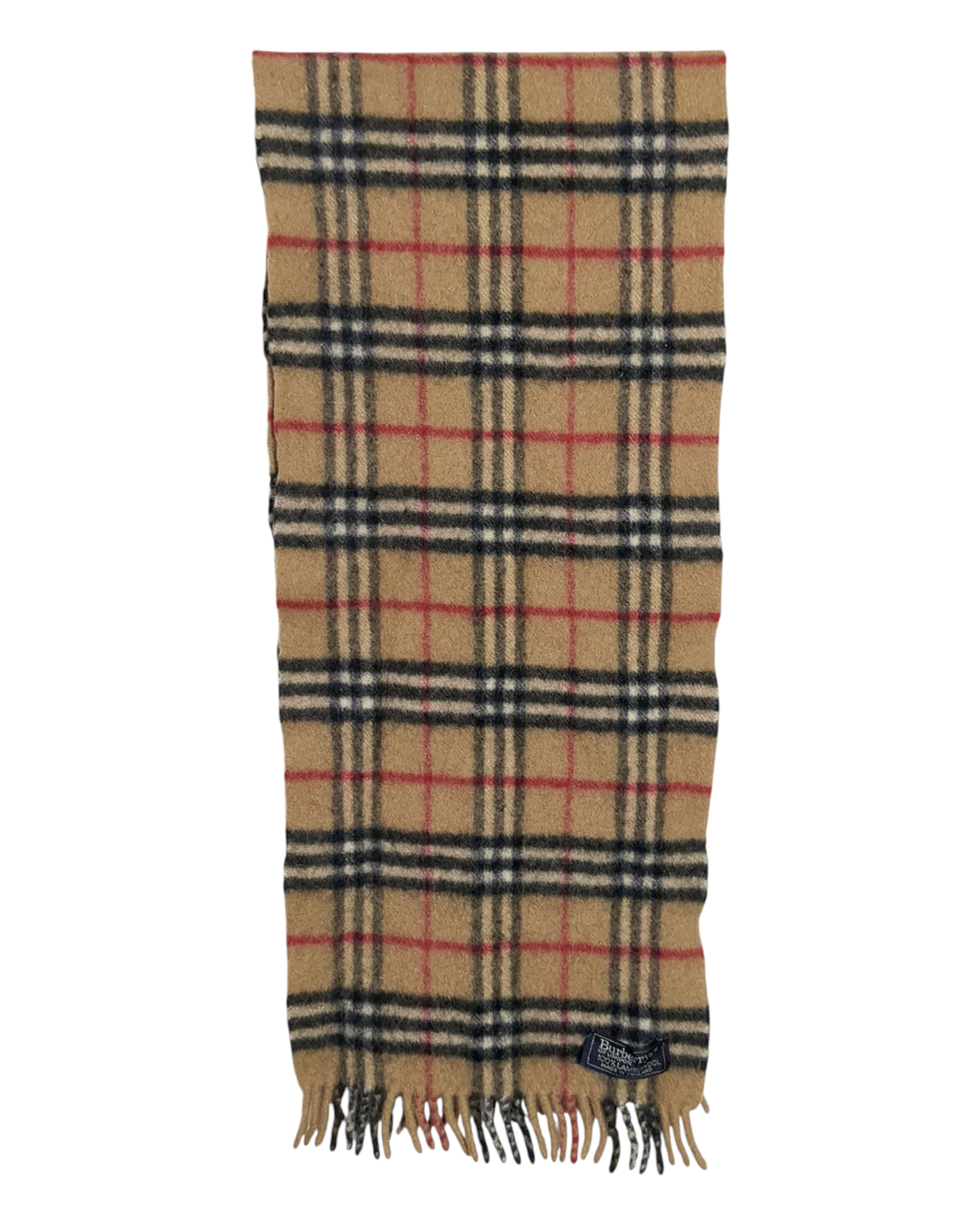 Burberry Check Lambswool Scarf