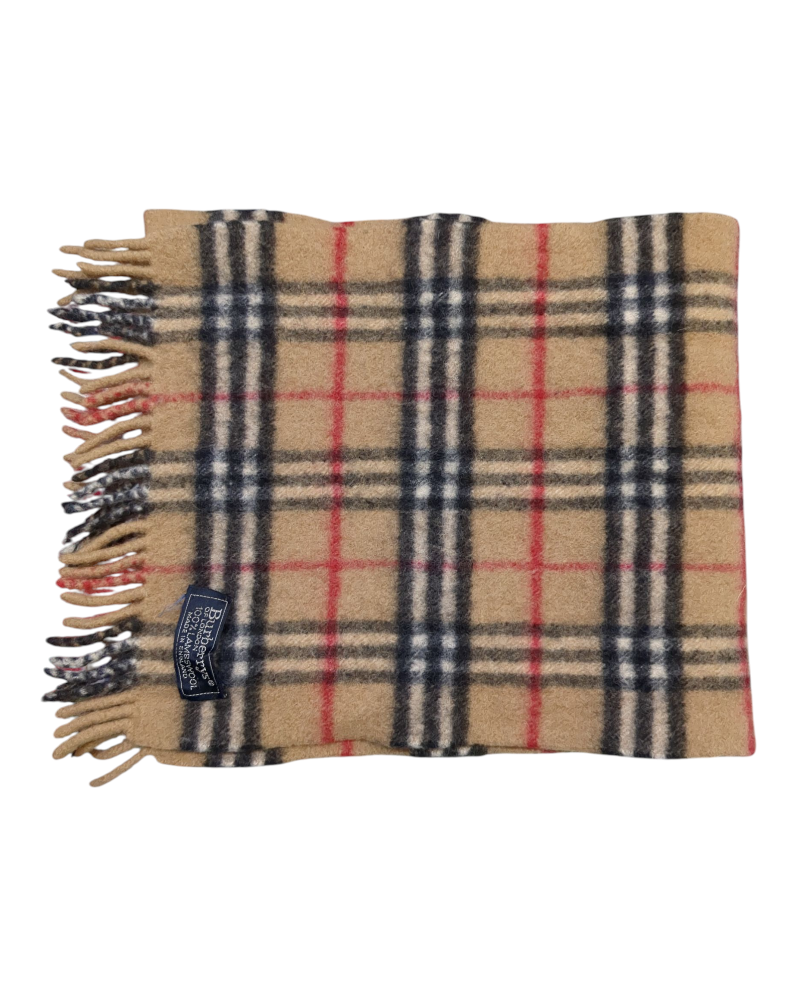 Burberry Check Lambswool Scarf