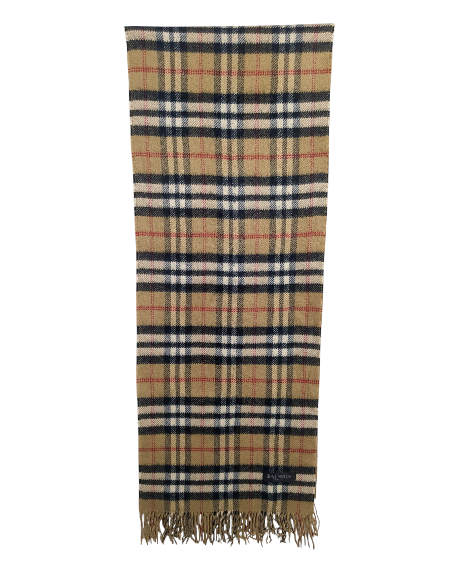 Balmain Paris Check Scarf