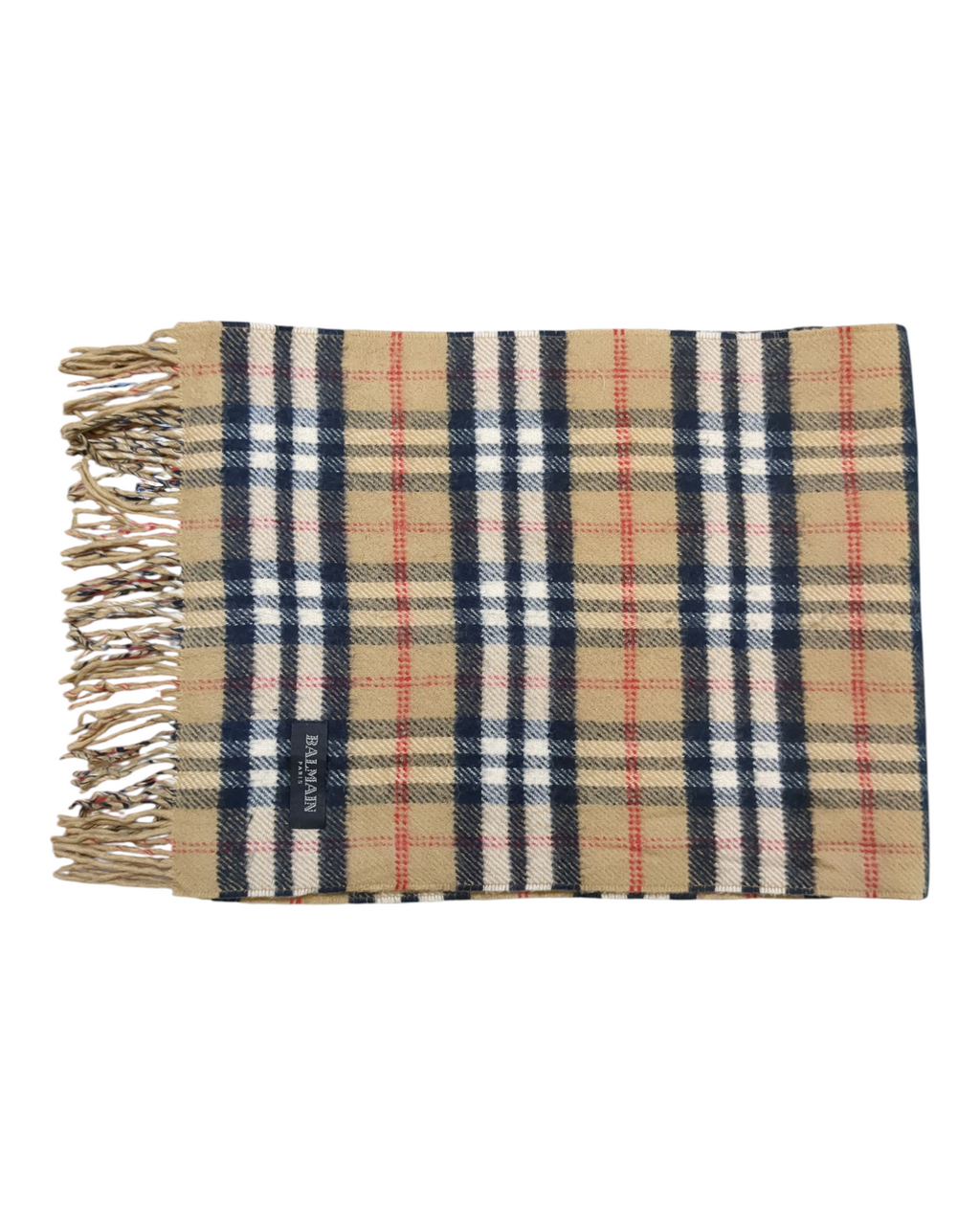 Balmain Paris Check Scarf