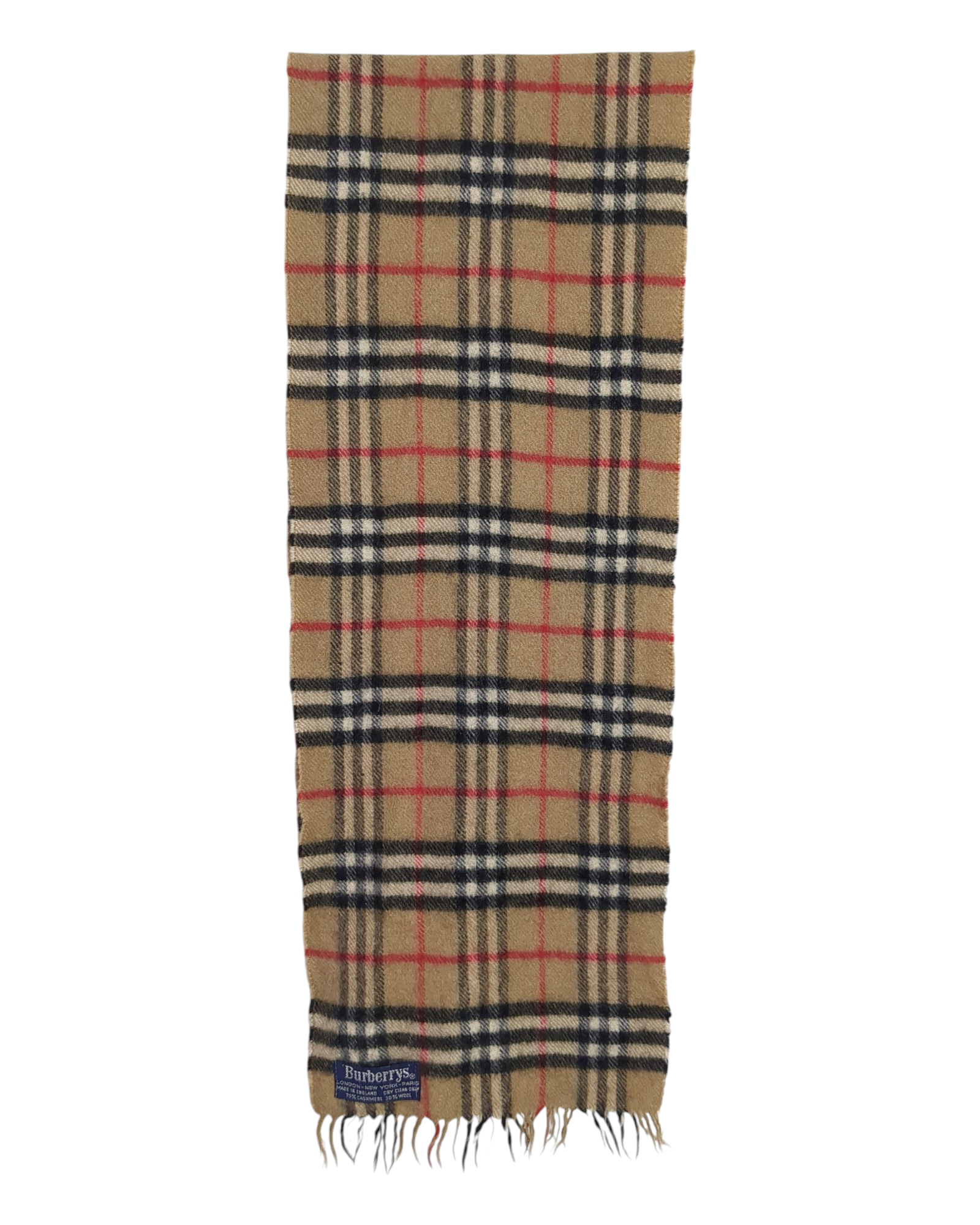 Burberry Check Cashmere Scarf