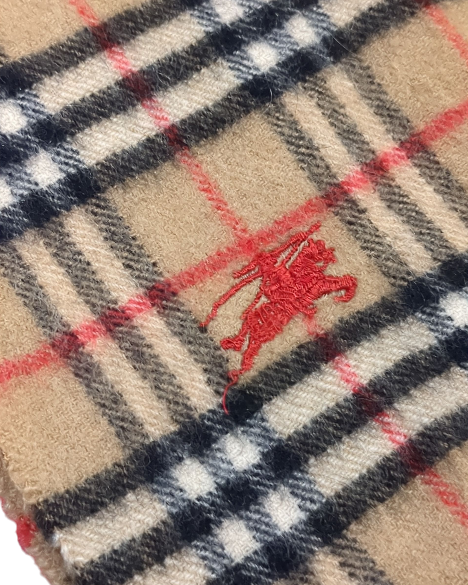 Burberry Check Cashmere Scarf