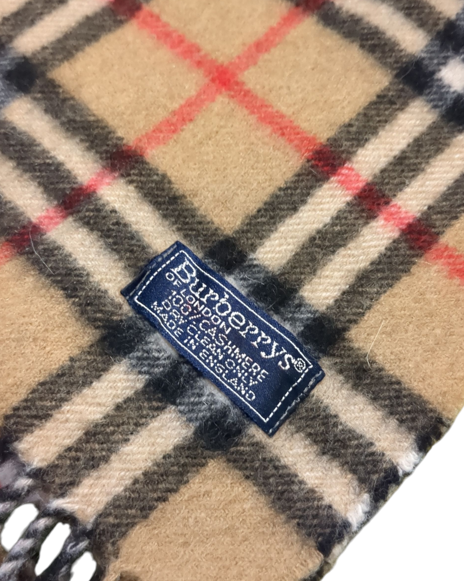 Burberry Check Cashmere Scarf