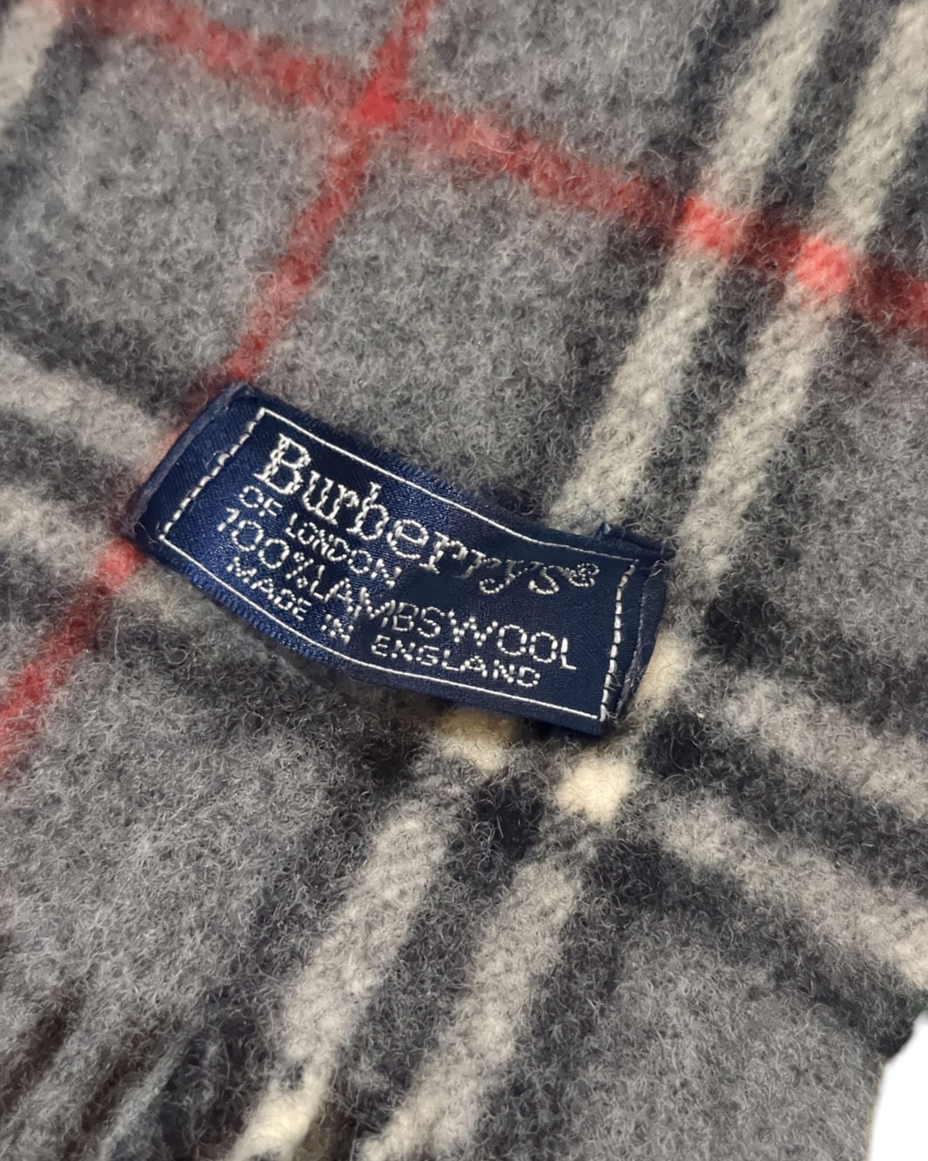 Burberry Check Lambswool Scarf