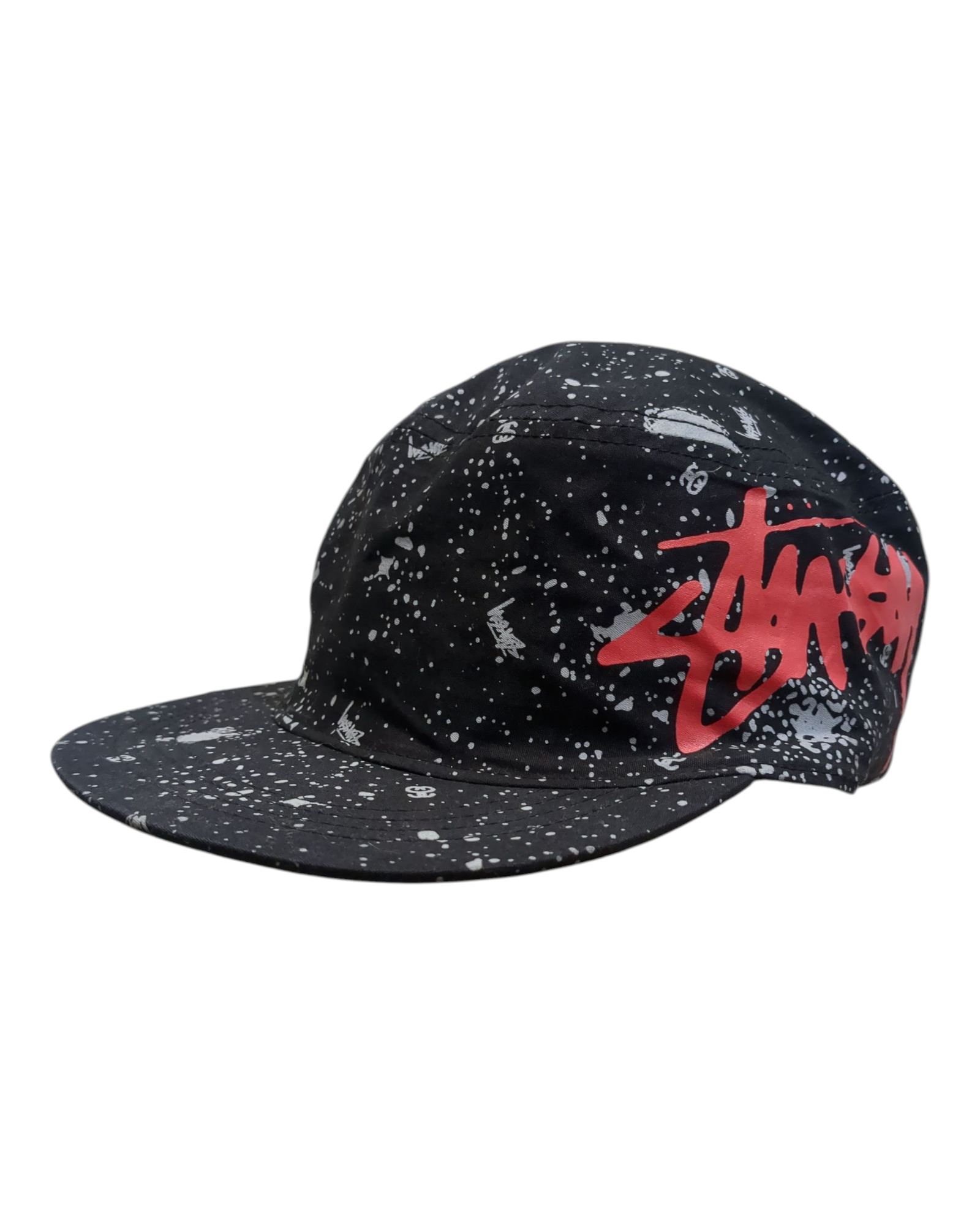 Stussy 00s Splatter Snapback Hat