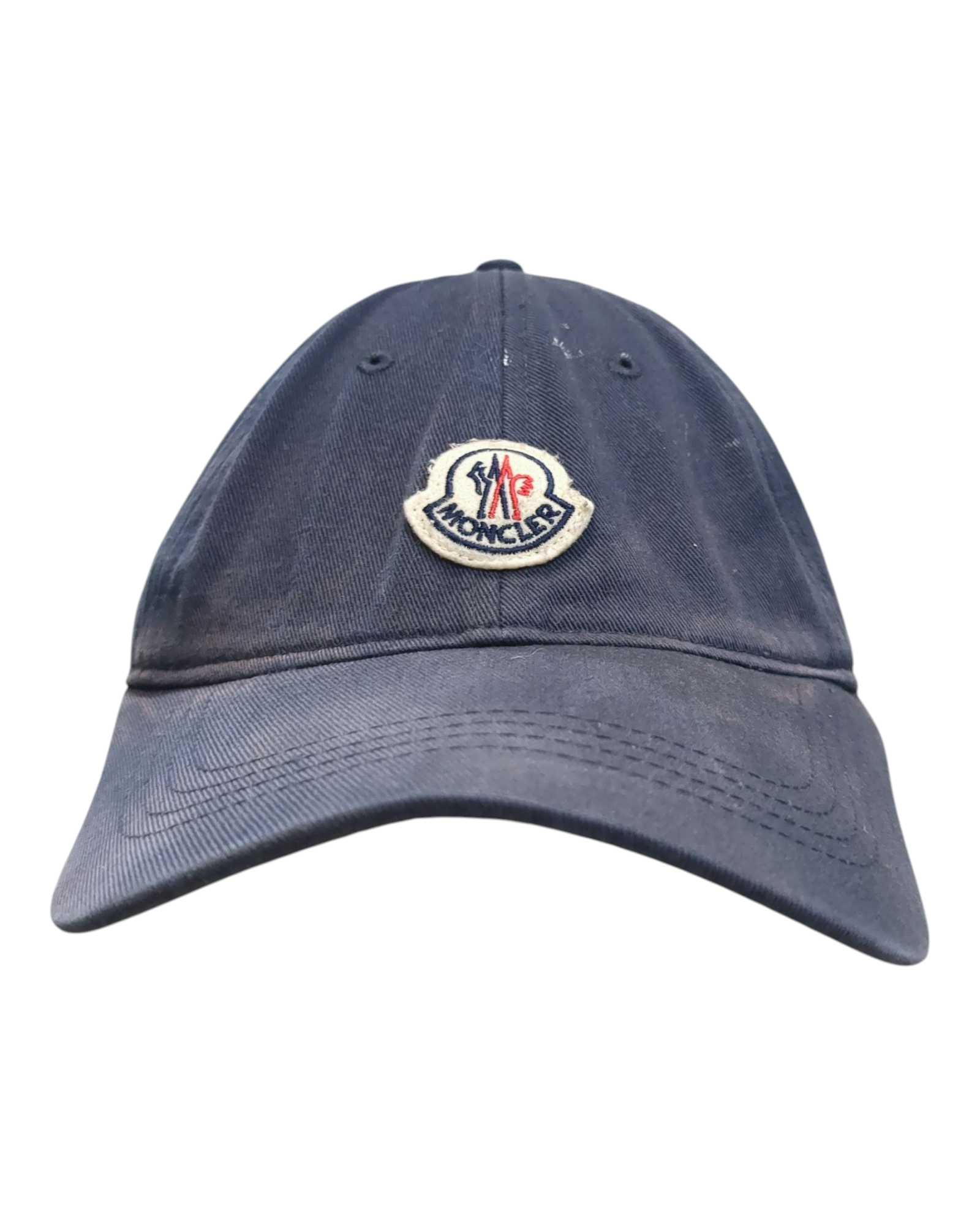 Moncler Distressed Logo Cap
