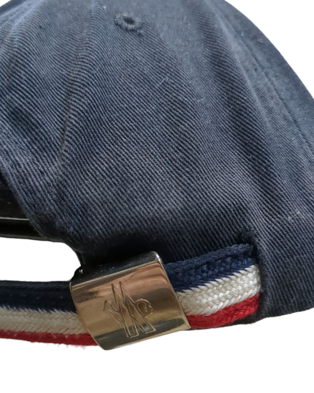 Moncler Distressed Logo Cap