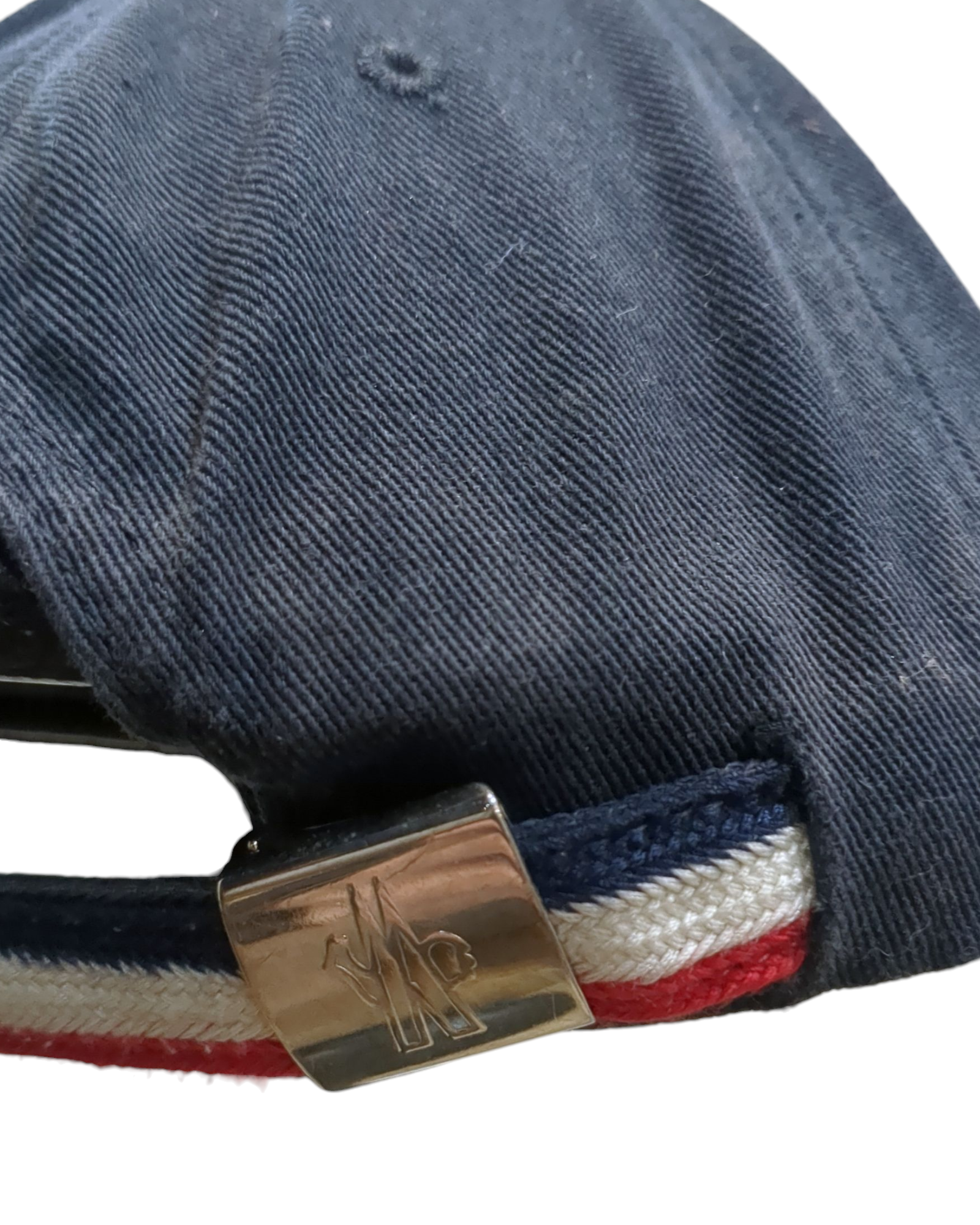 Moncler Distressed Logo Cap