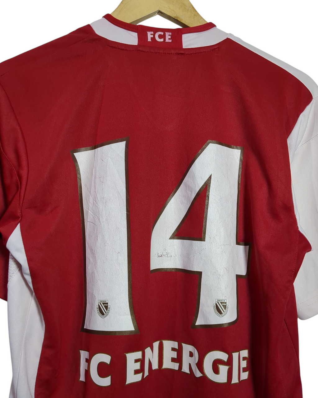 2008-09 Energie Cottbus Saller Home Shirt #14 - (M)