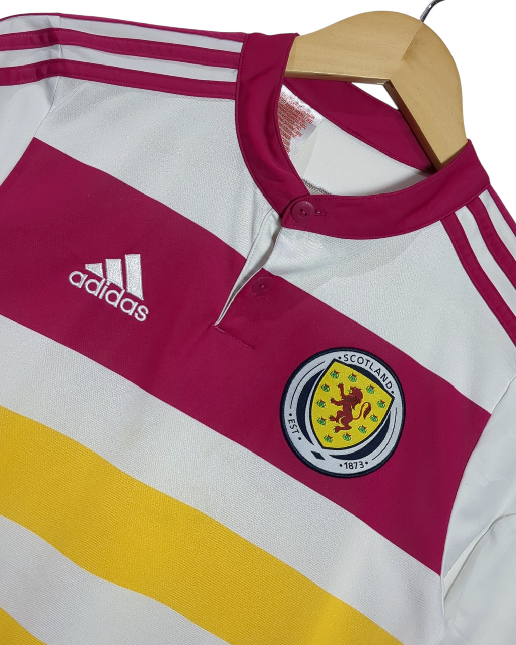 2014-15 Scotland Adidas Away Shirt - (L.Boys)