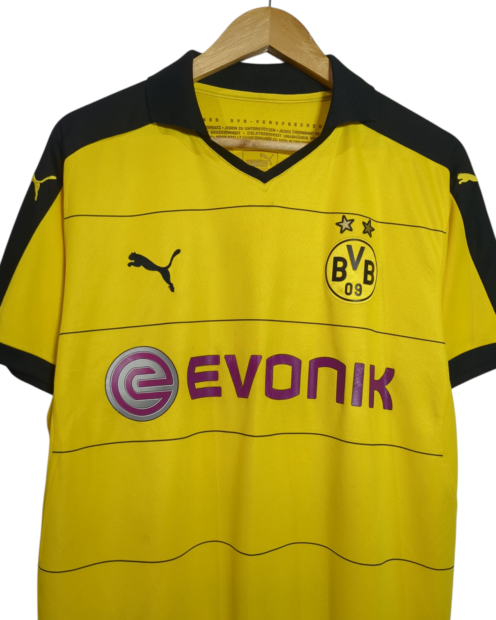 2015-16 Borussia Dortmund Puma Home Shirt - (L)