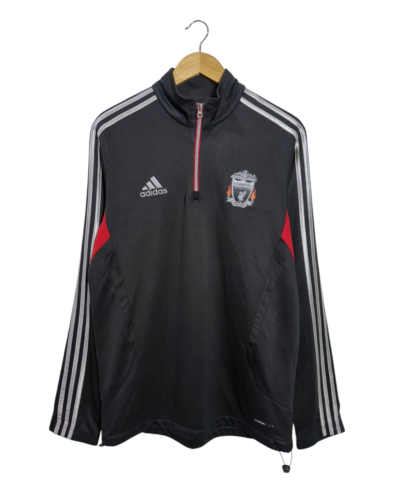 2011-12 Liverpool Adidas 1/4 Zip Drill Top - (M)