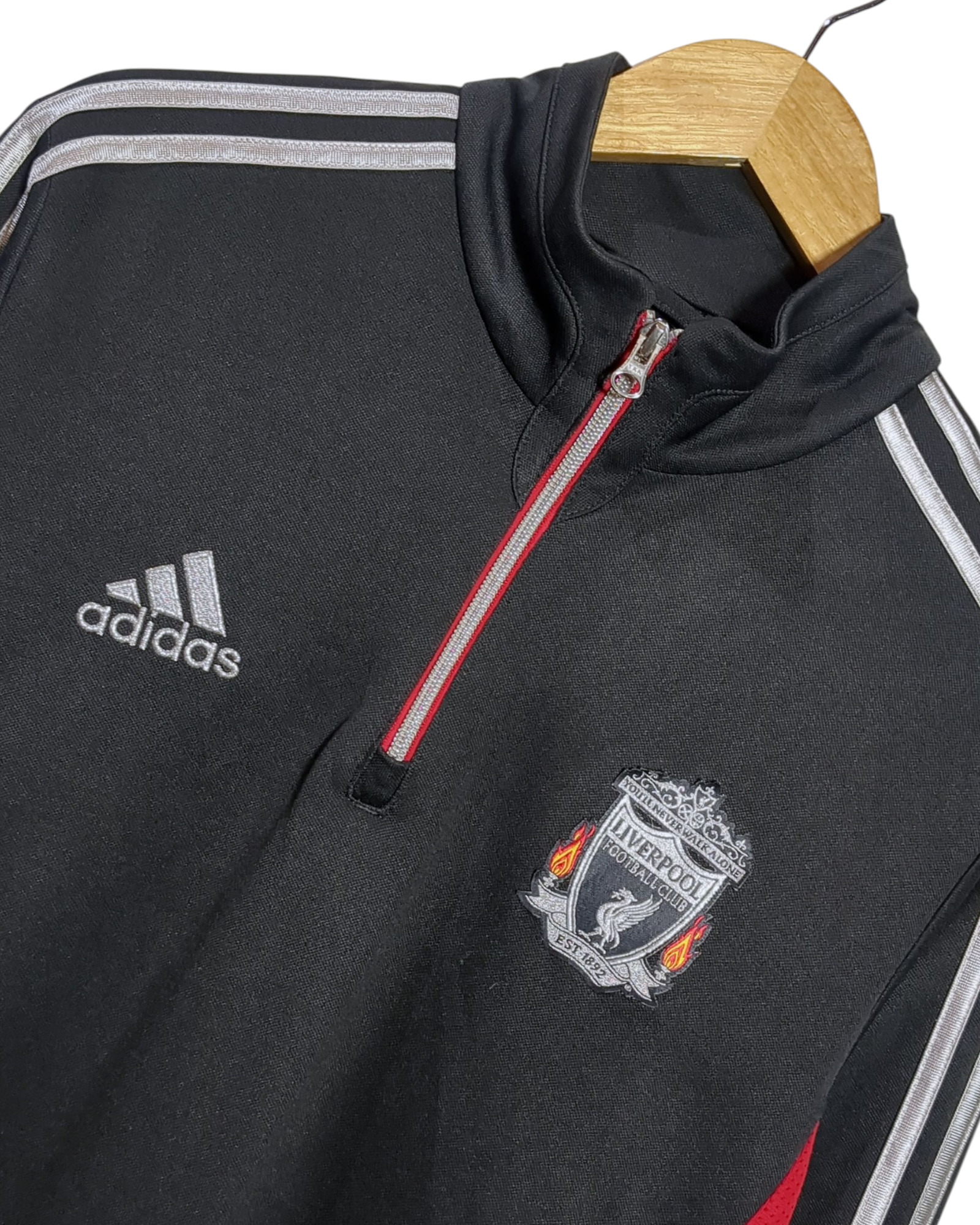 2011-12 Liverpool Adidas 1/4 Zip Drill Top - (M)
