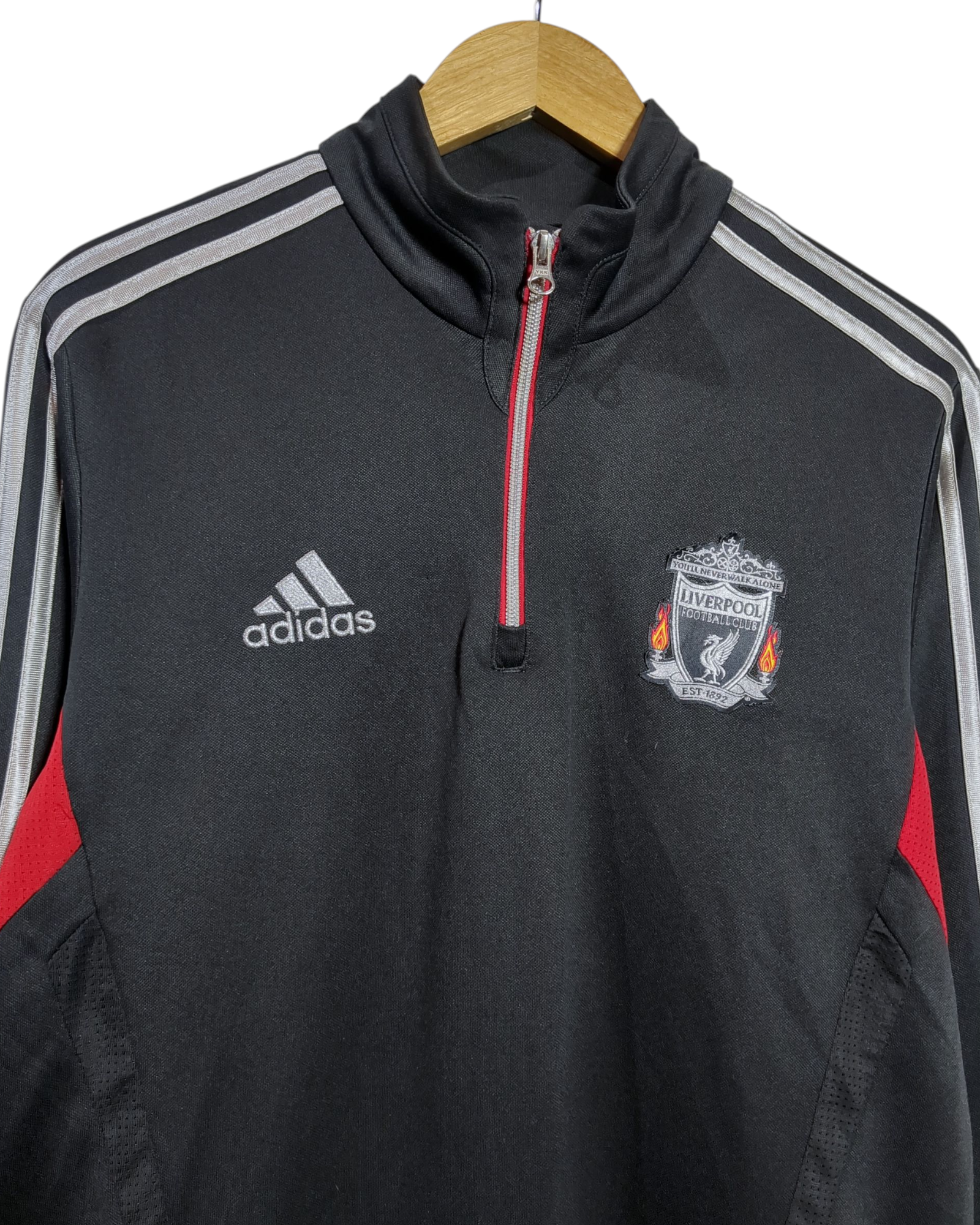 2011-12 Liverpool Adidas 1/4 Zip Drill Top - (M)