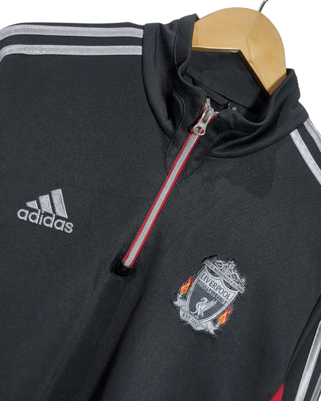 2011-12 Liverpool Adidas 1/4 Zip Drill Top - (M)