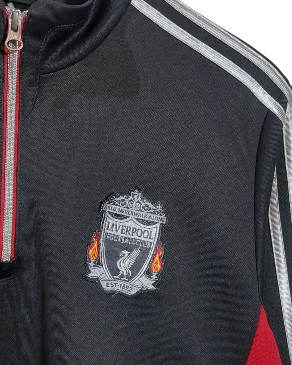 2011-12 Liverpool Adidas 1/4 Zip Drill Top - (M)