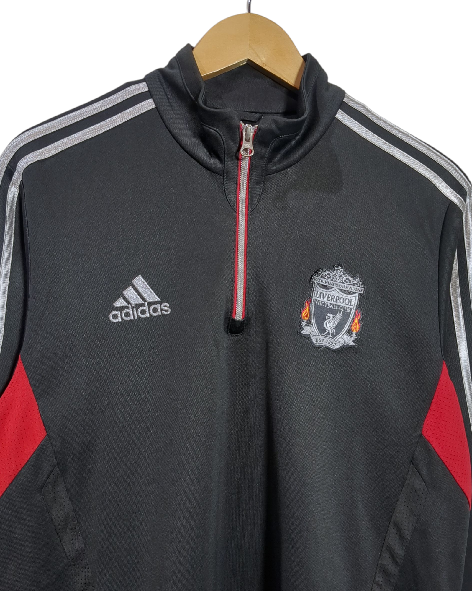 2011-12 Liverpool Adidas 1/4 Zip Drill Top - (M)