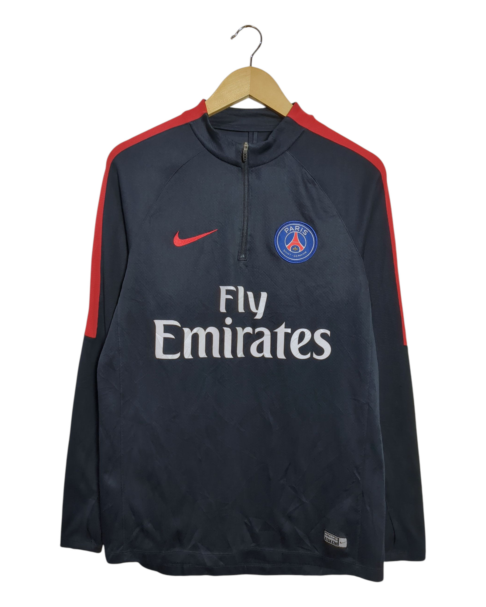 2016-17 PSG Nike 1/4 Zip Drill Top - (M)