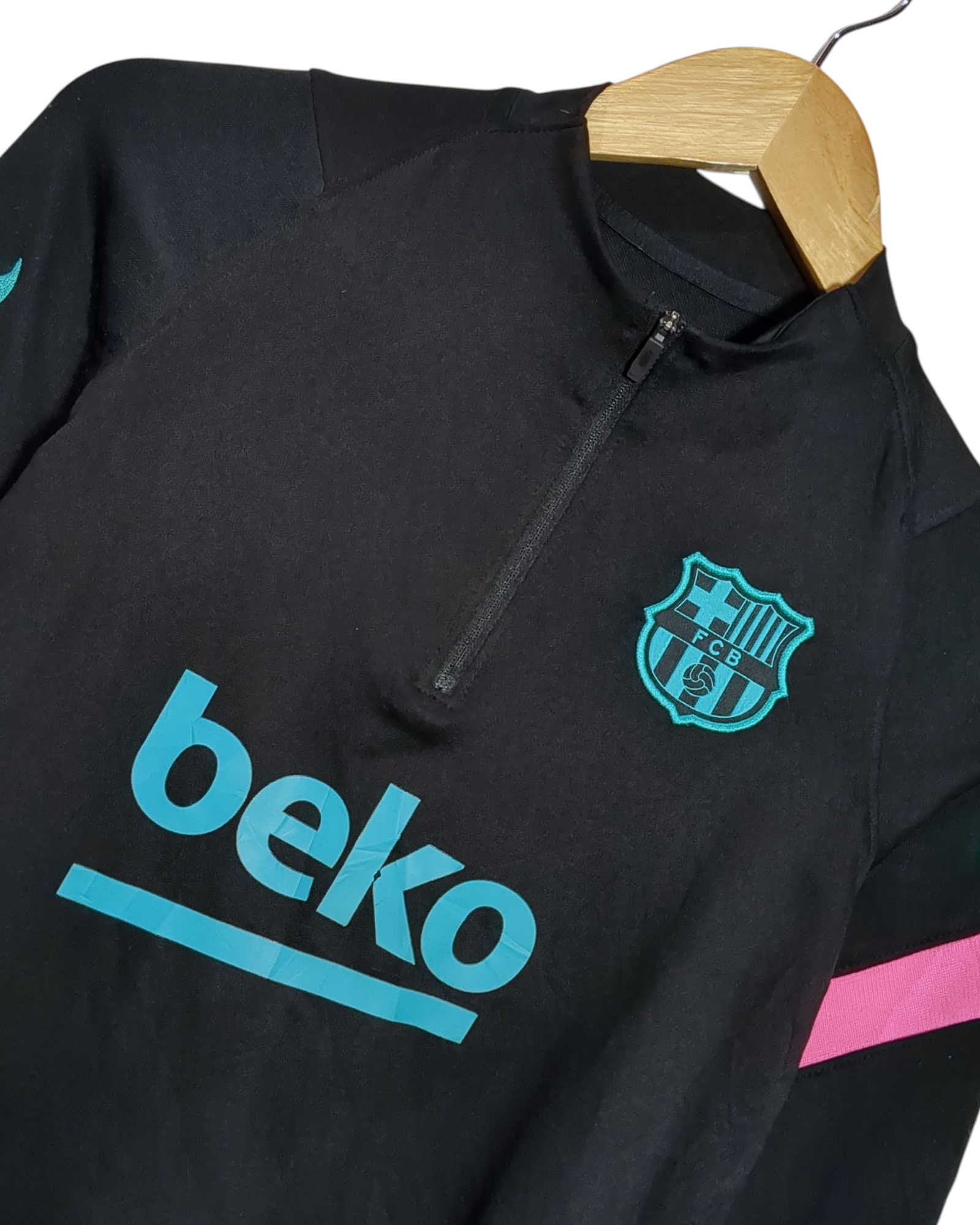 2020-21 Barcelona Nike 1/4 Zip Drill Top - (M.Boys)