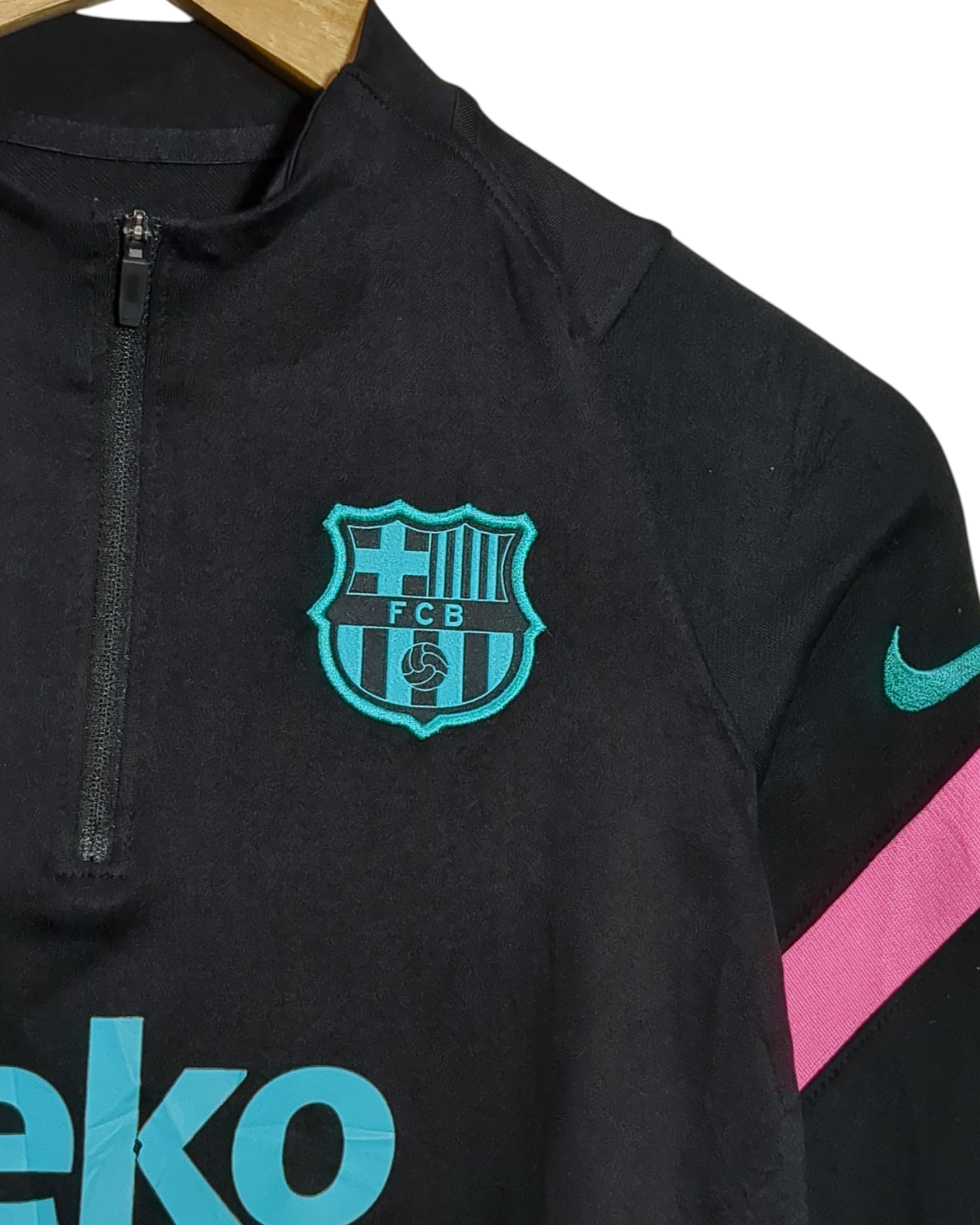 2020-21 Barcelona Nike 1/4 Zip Drill Top - (M.Boys)